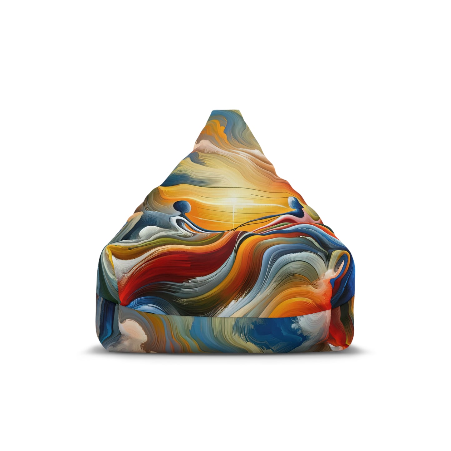 Empathetic Lifeline Abstract Bean Bag Chair Cover