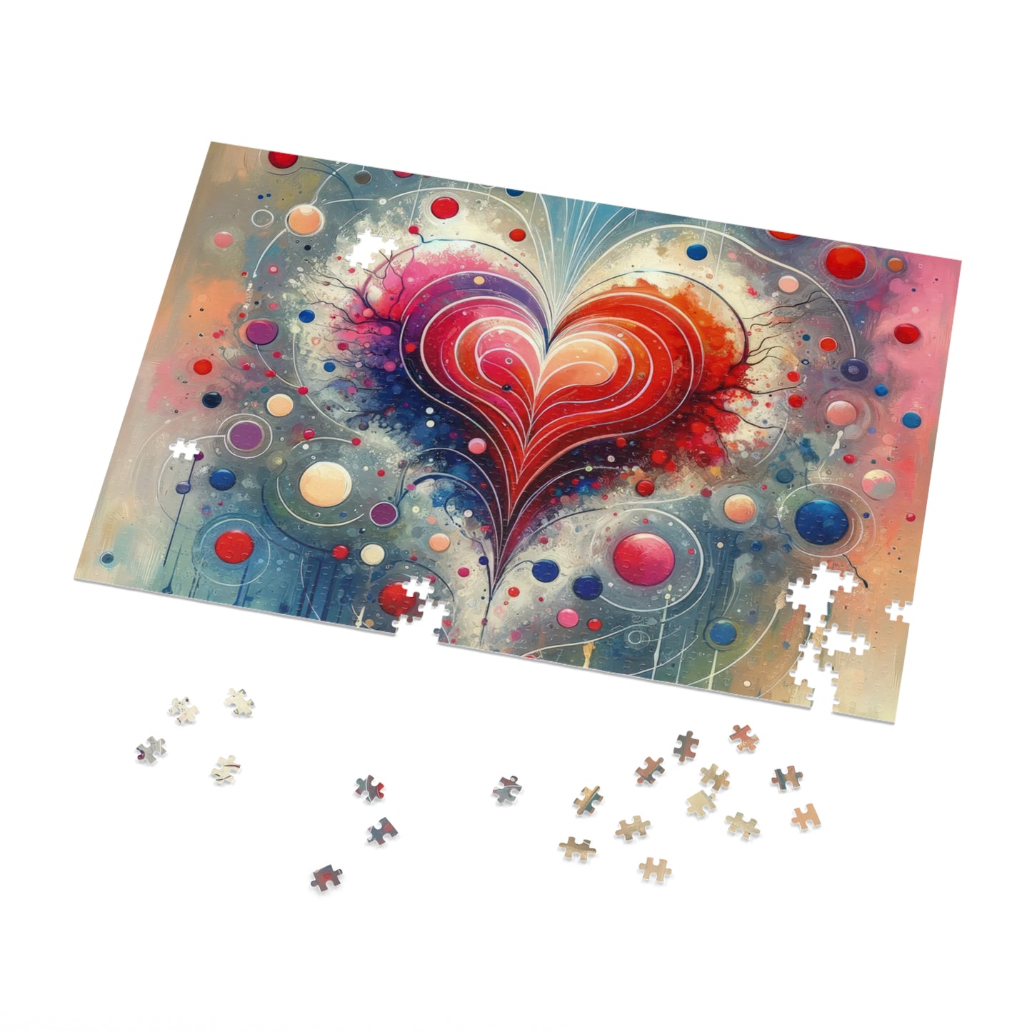 Emotional Physics Heart Jigsaw Puzzle (30, 110, 252, 500,1000-Piece)