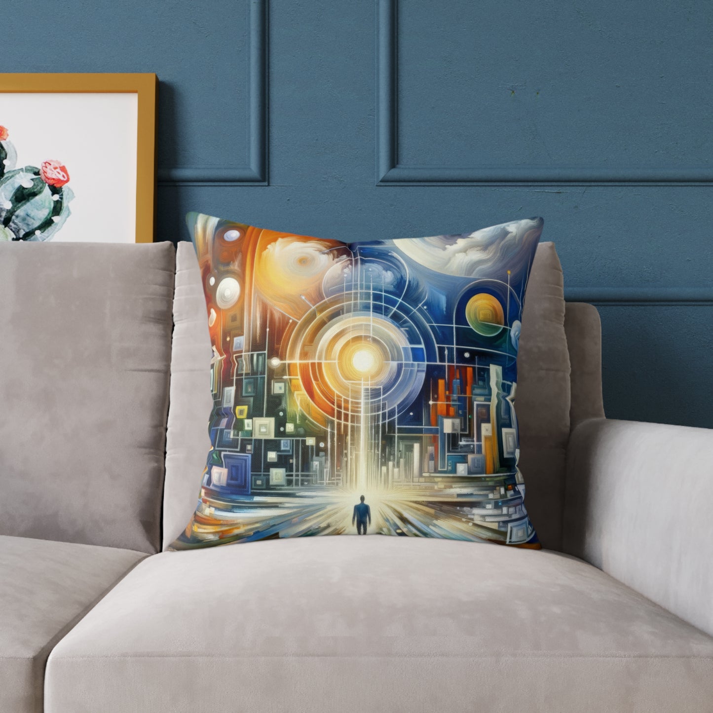Mindful Megabyte Convergence Spun Polyester Pillow