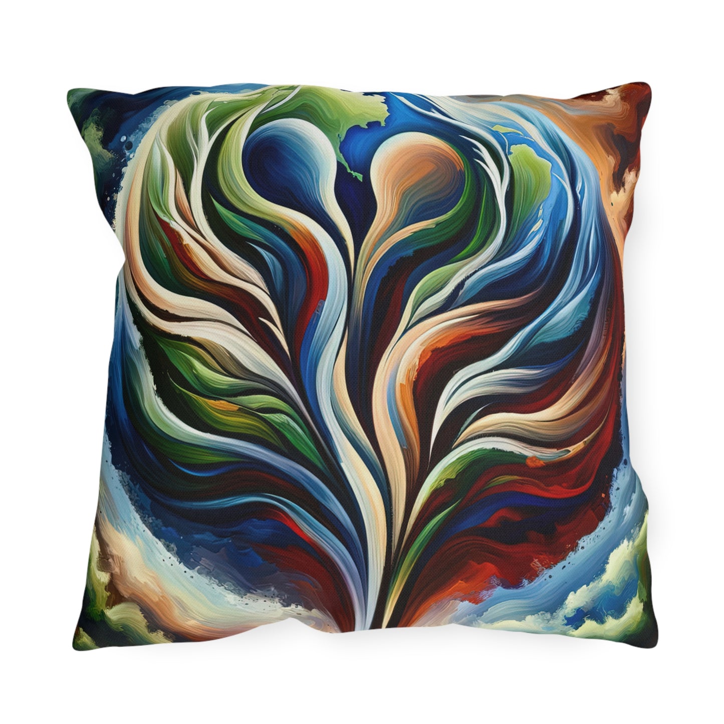 Interconnected Earth Advocates Outdoor Pillows