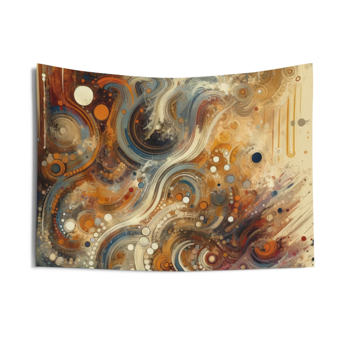 Dynamic Cultural Mosaic Indoor Wall Tapestries