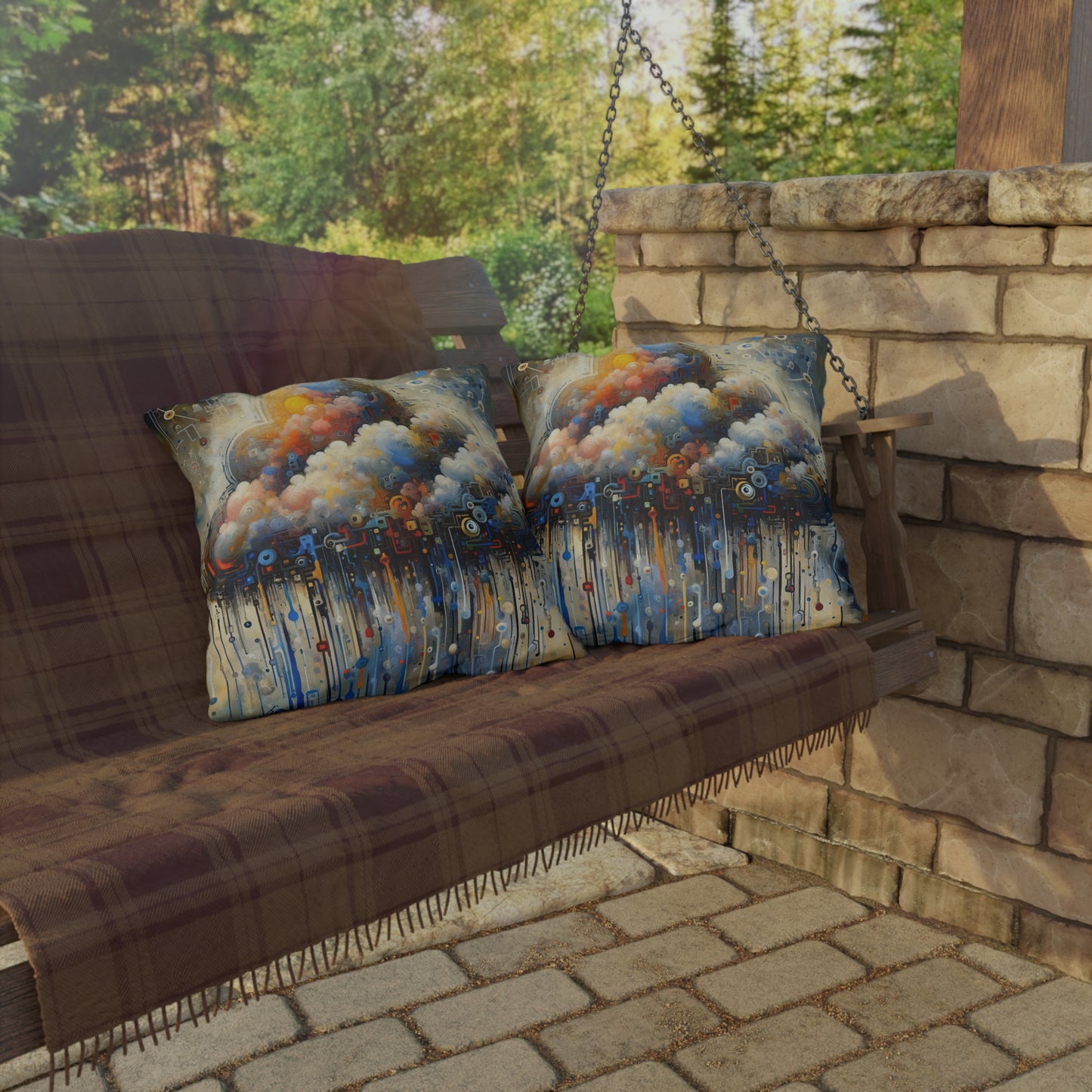 Cloud Community Crafting Outdoor Pillows