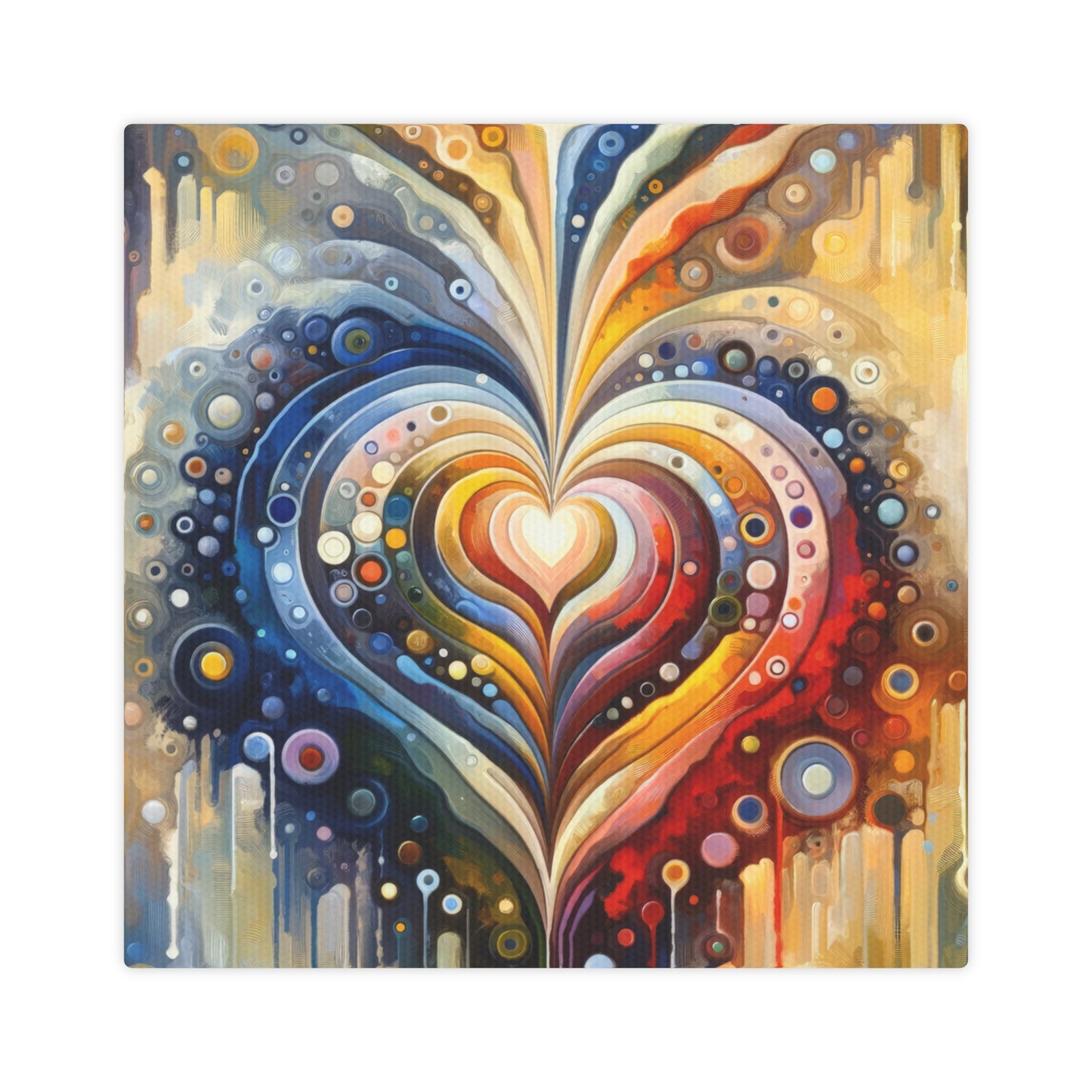 Harmonic Heart Essence Canvas Photo Tile