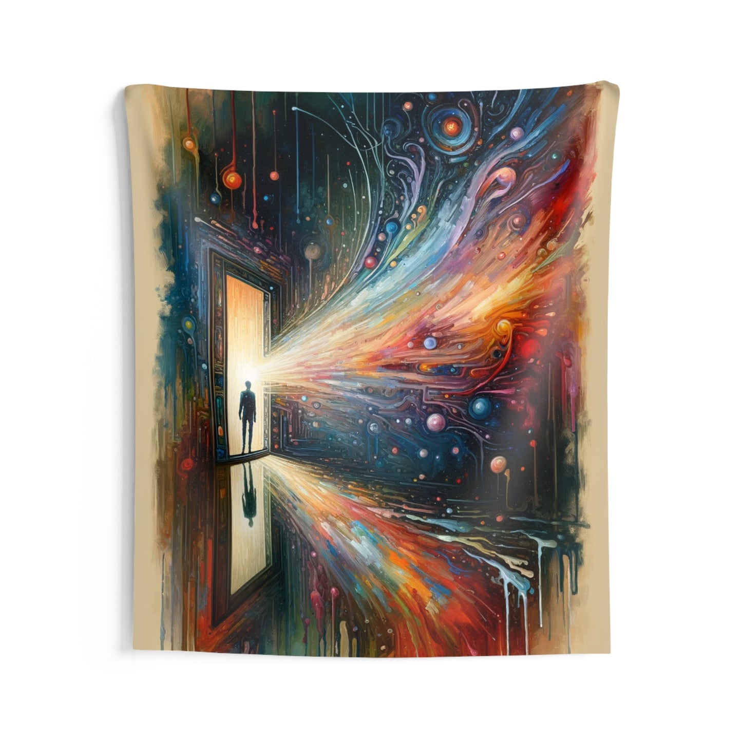 Mirror Wholeness Tachism Indoor Wall Tapestries