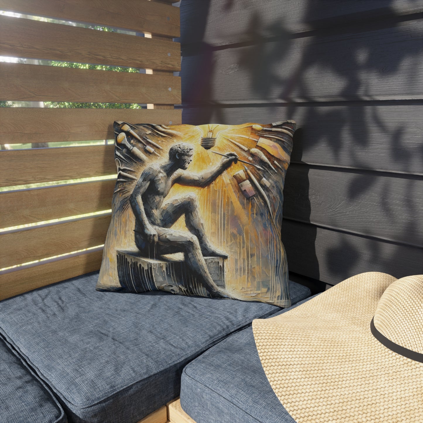 Idea Sculptor Genesis Outdoor Pillows