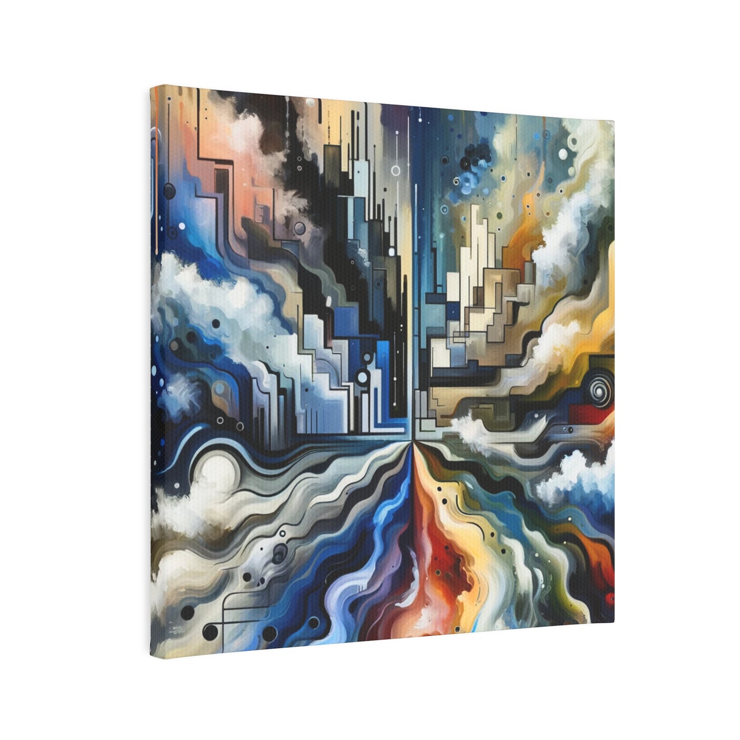 Digital Divide Navigation Canvas Photo Tile