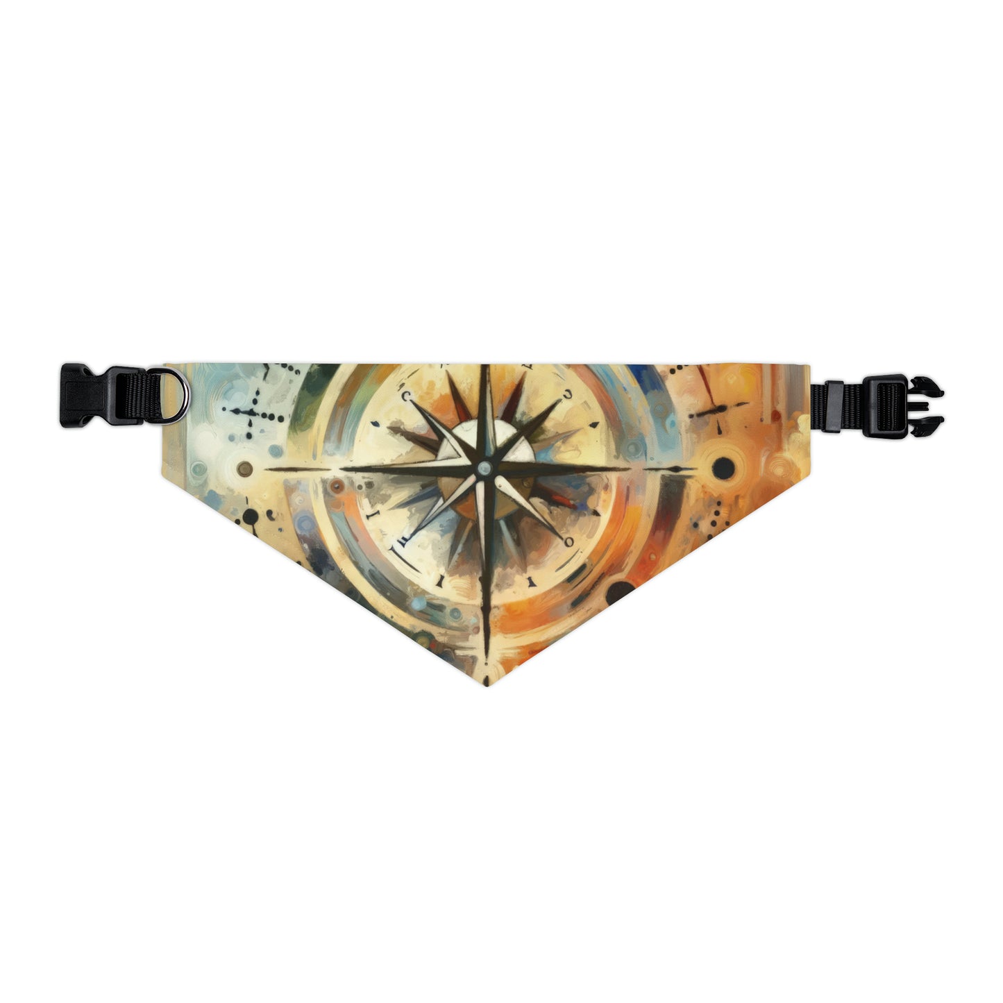 Guidance Abstract Compass Pet Bandana Collar