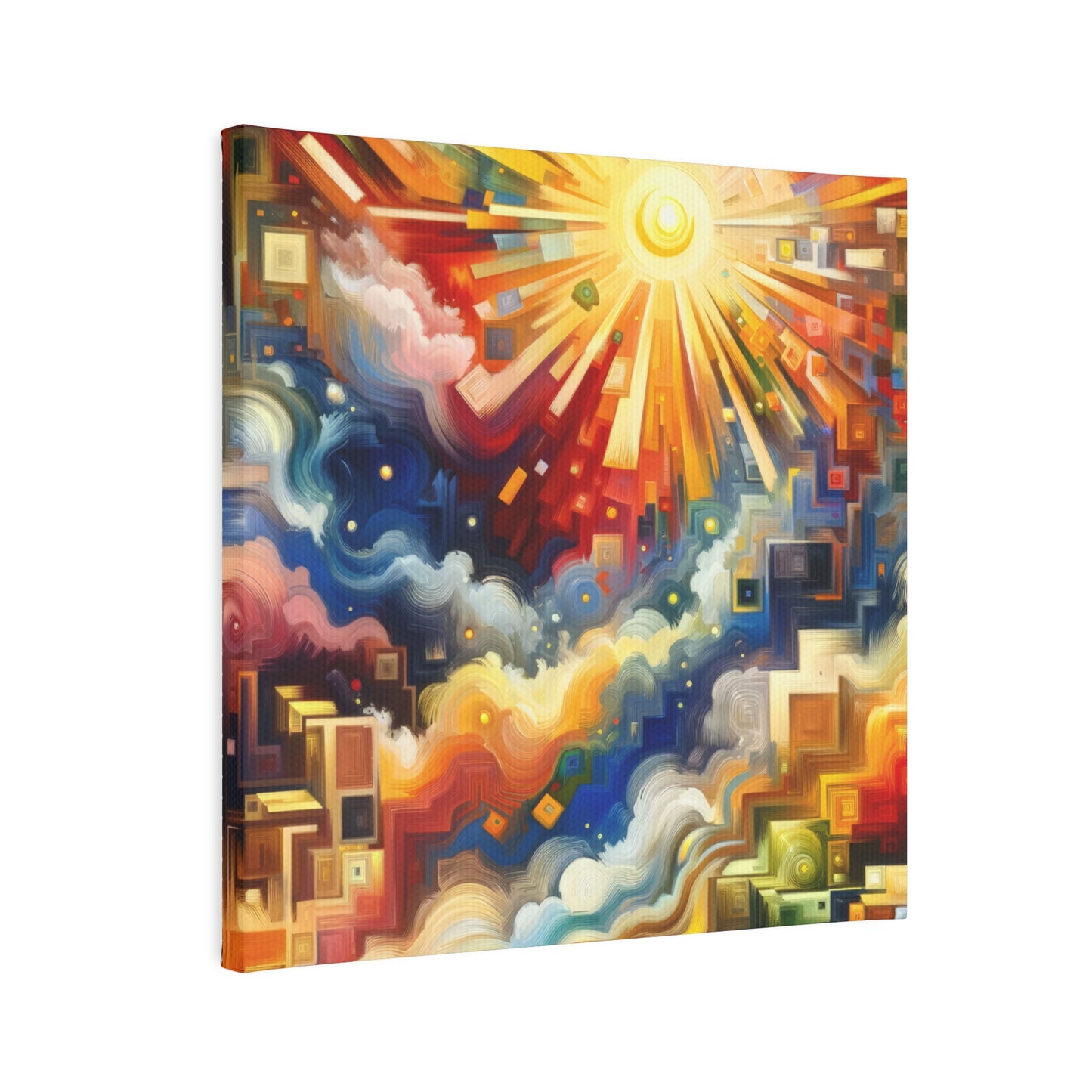 Abundant Resources Burst Canvas Photo Tile
