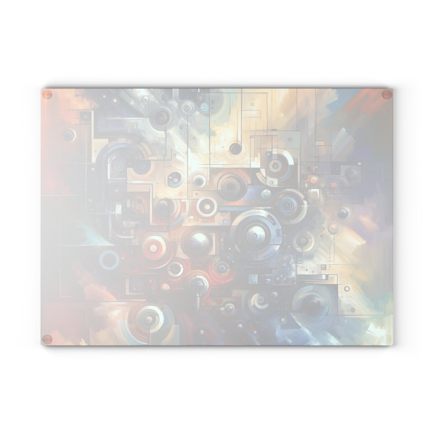 Tech Gratitude Fusion Glass Cutting Board