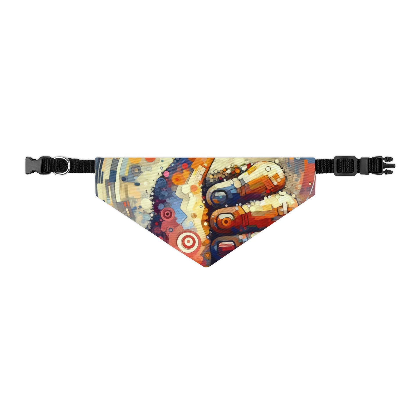 Digital Gratitude Nod Pet Bandana Collar