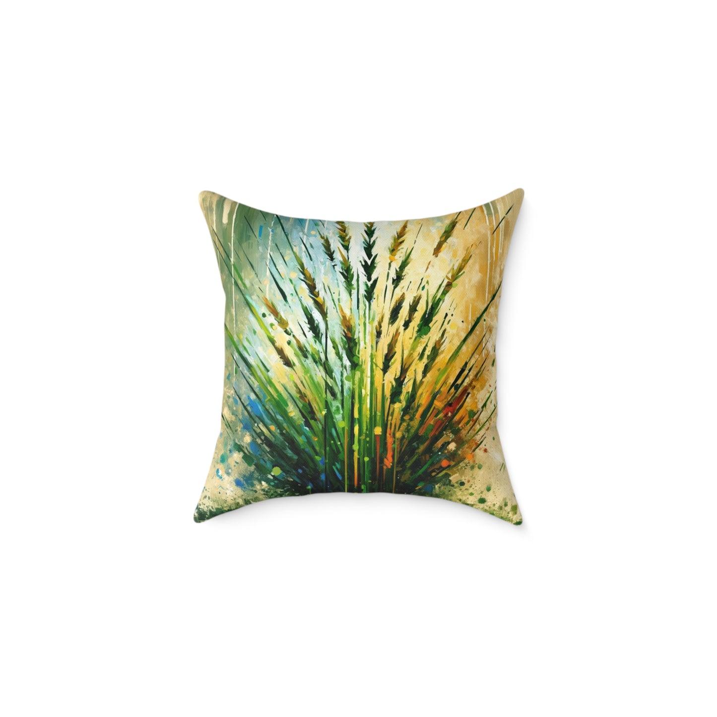 Grass Testament Change Spun Polyester Pillow