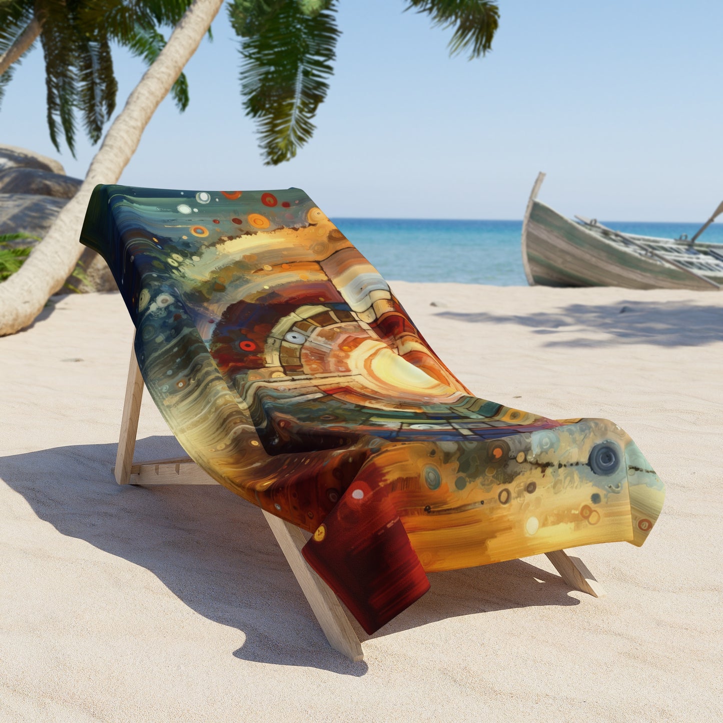 Majestic Quest Aura Beach Towel