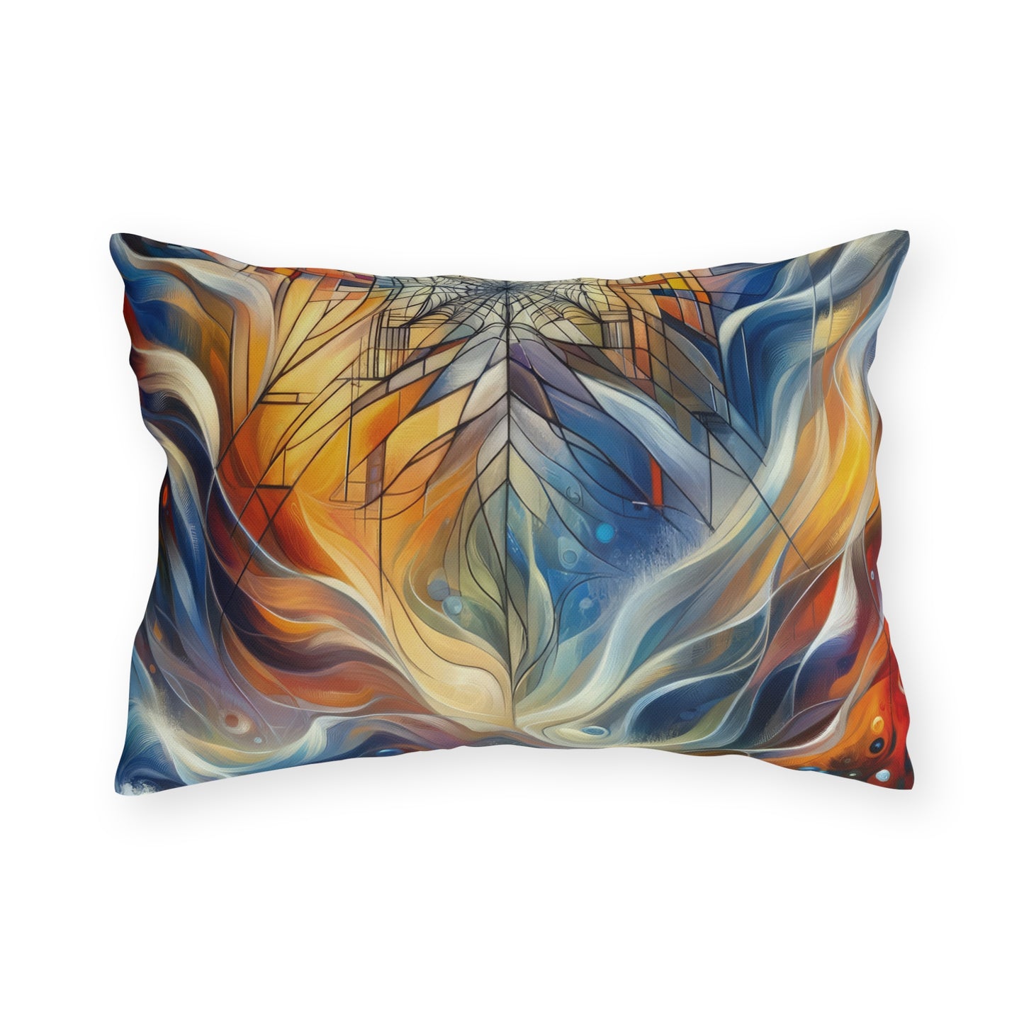 Weaving Renewal Web Outdoor Pillows
