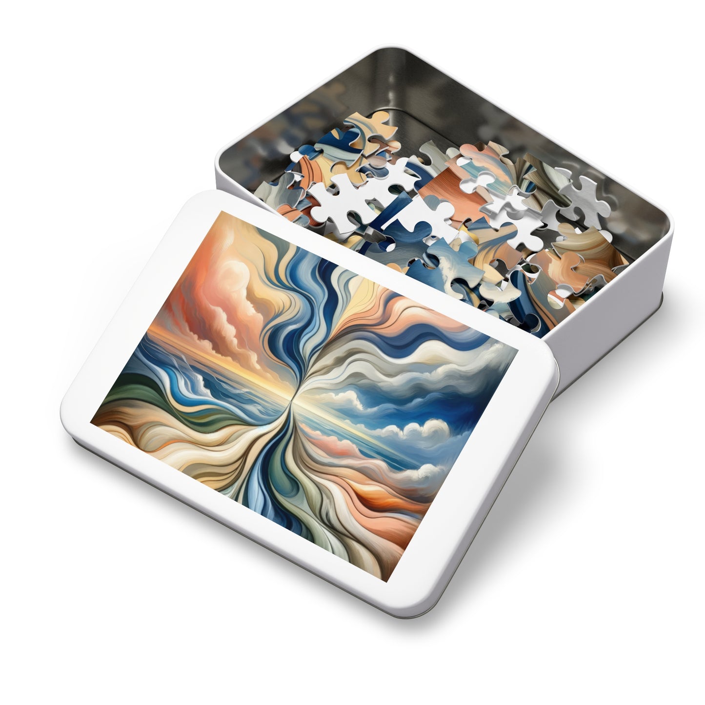 Tachism Confluence Harmony Jigsaw Puzzle (30, 110, 252, 500,1000-Piece)