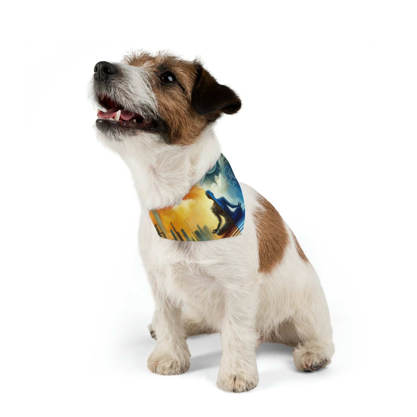 Digital Spiritual Journey Pet Bandana Collar