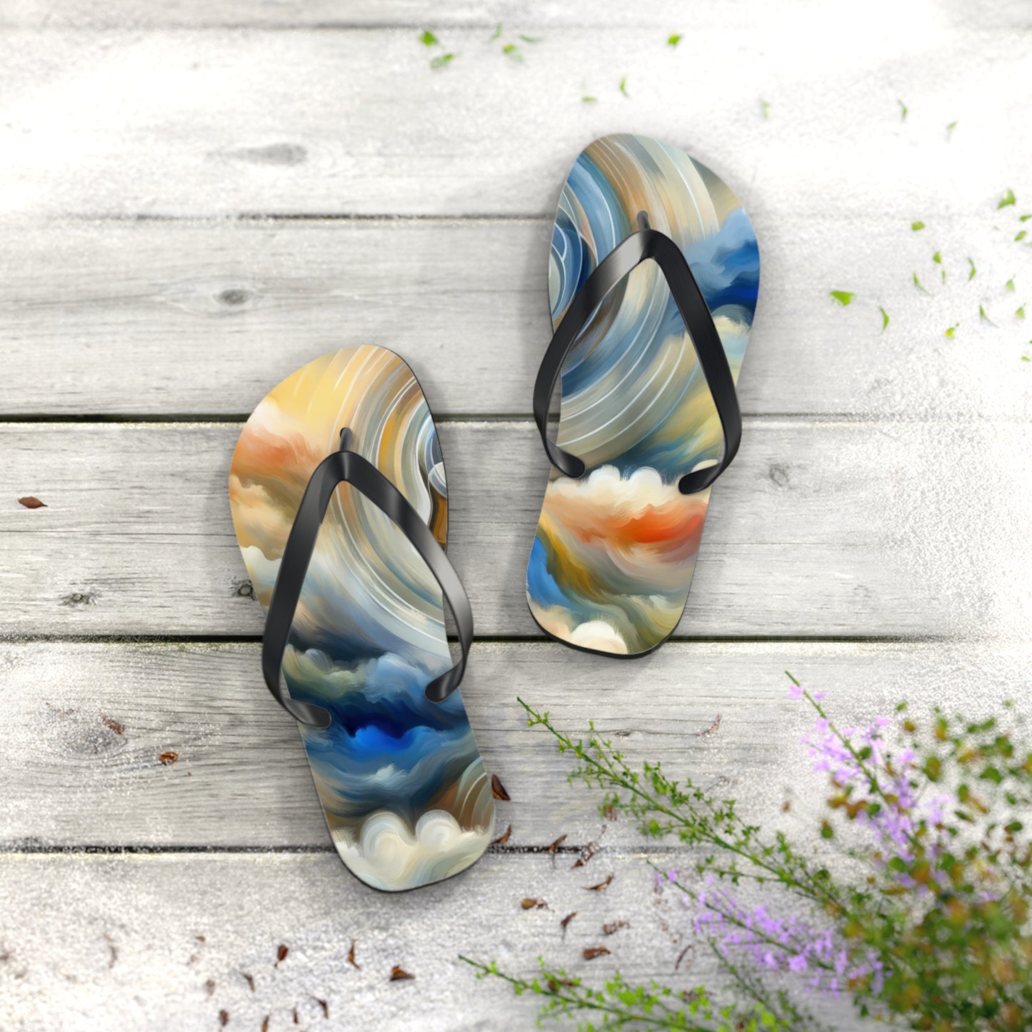 Mindful Unified Awakening Flip Flops