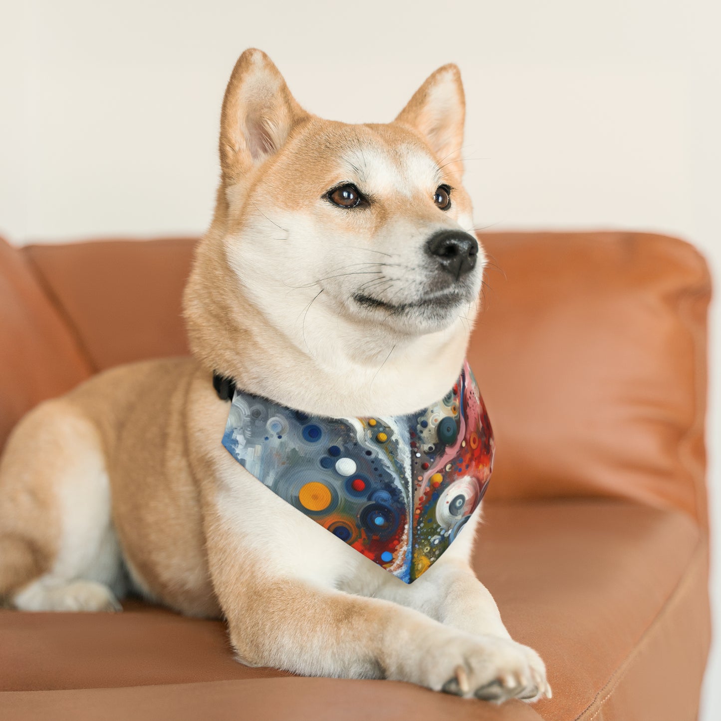 Unity Duality Abstraction Pet Bandana Collar