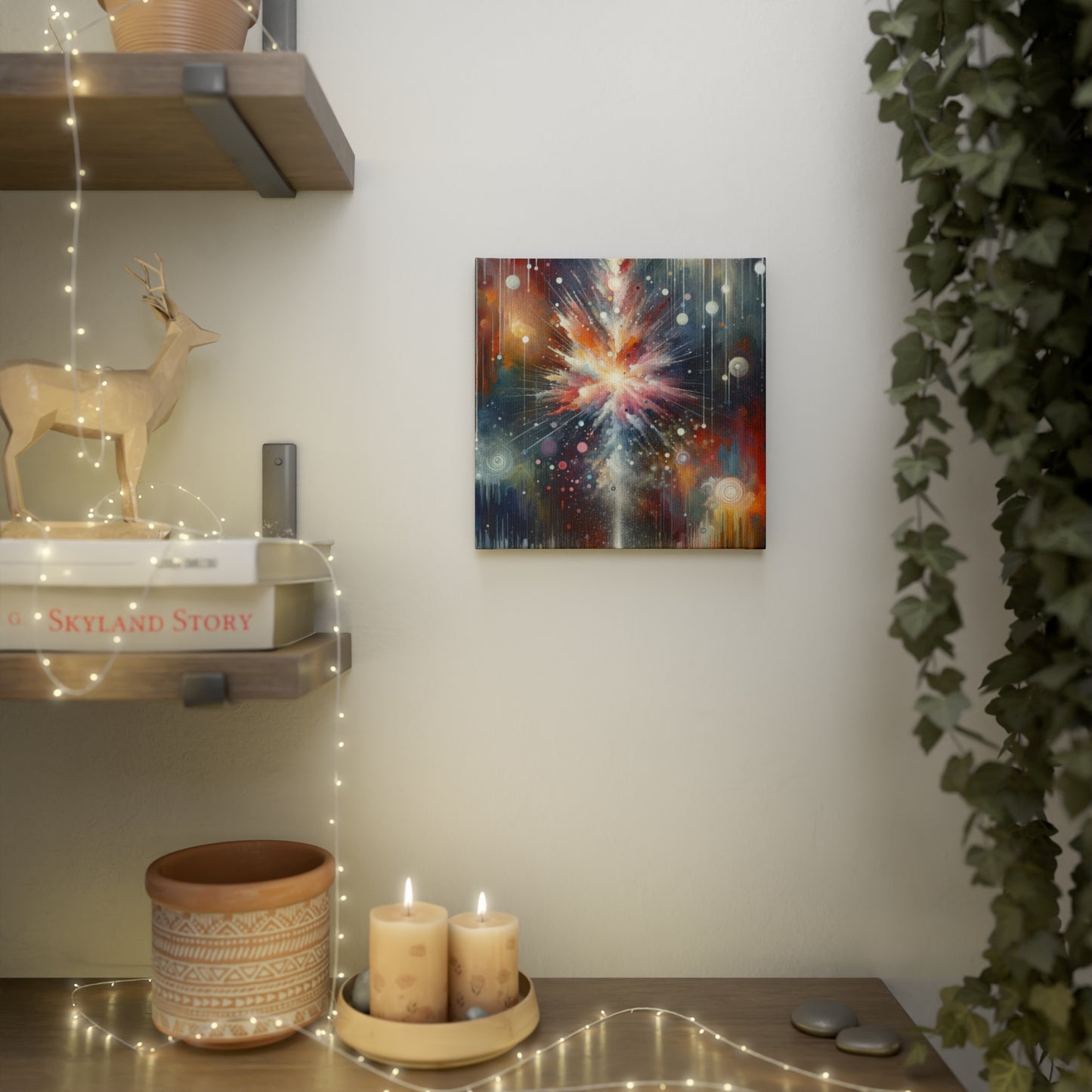 Galactic Mind Clarity Canvas Photo Tile