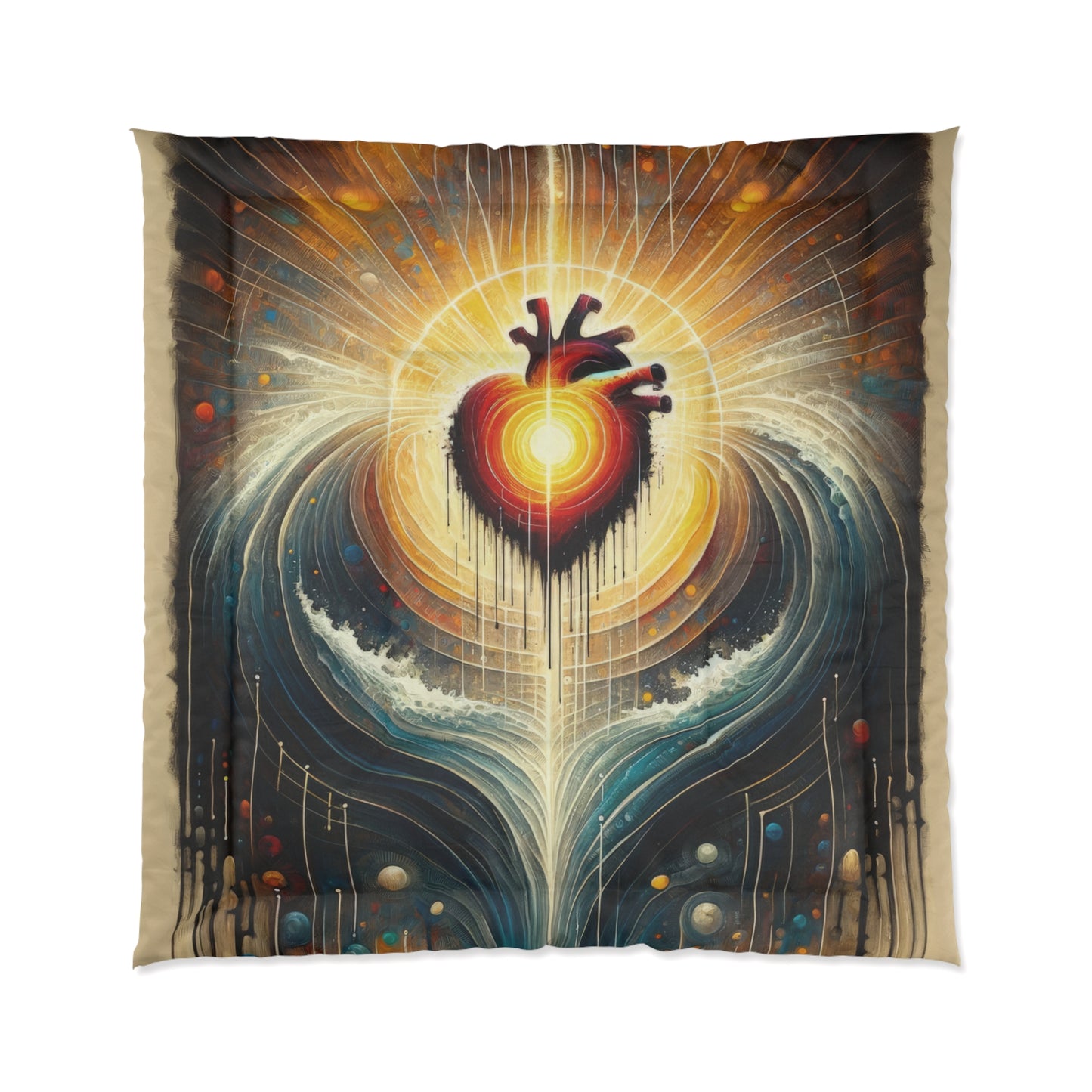 Awakened Heart Waves Comforter