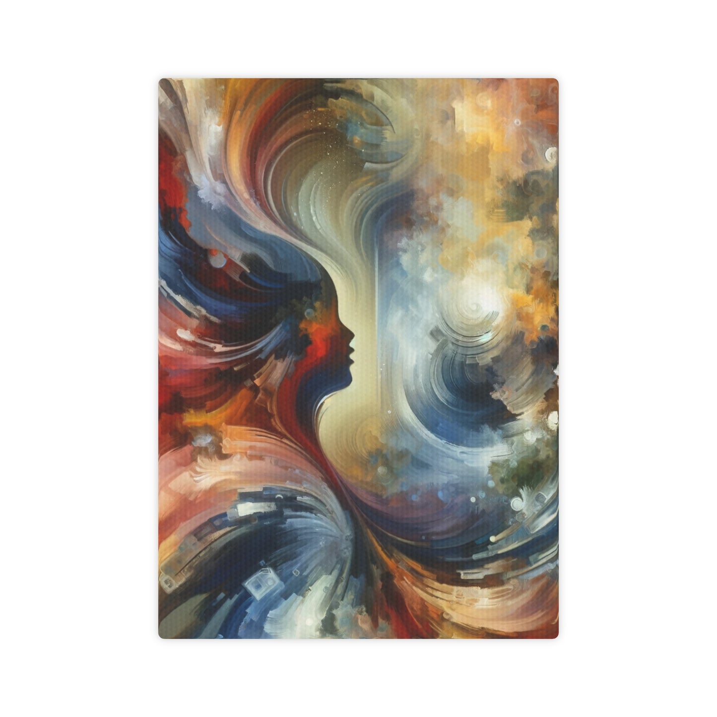 Embracing Sovereign Reflectivity Canvas Photo Tile
