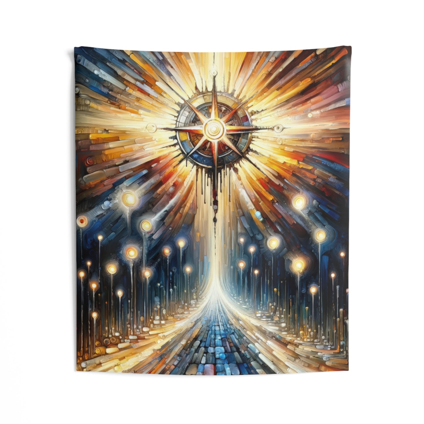 Wisdom Compass Journey Indoor Wall Tapestries