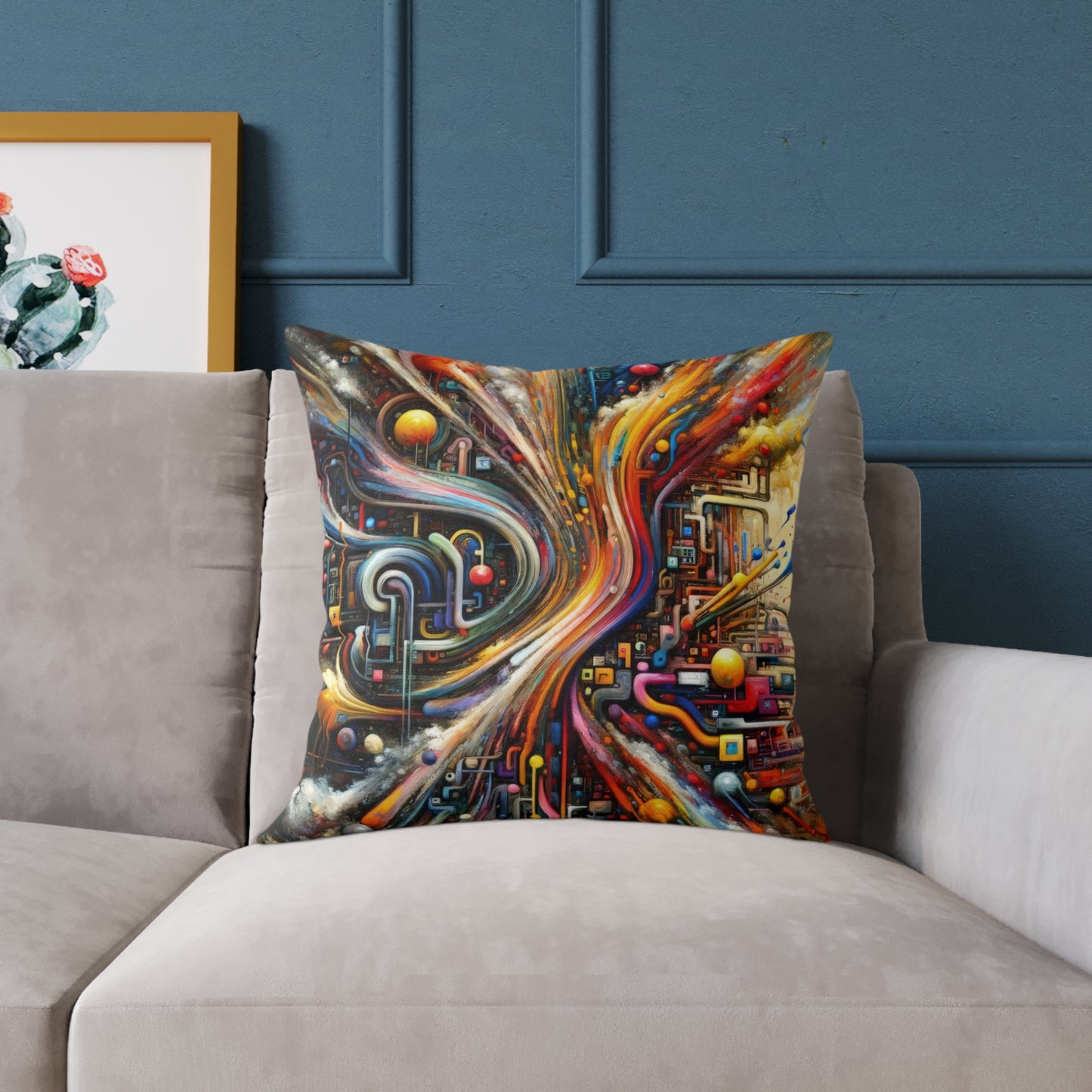 Information Bottleneck Cascade Spun Polyester Pillow