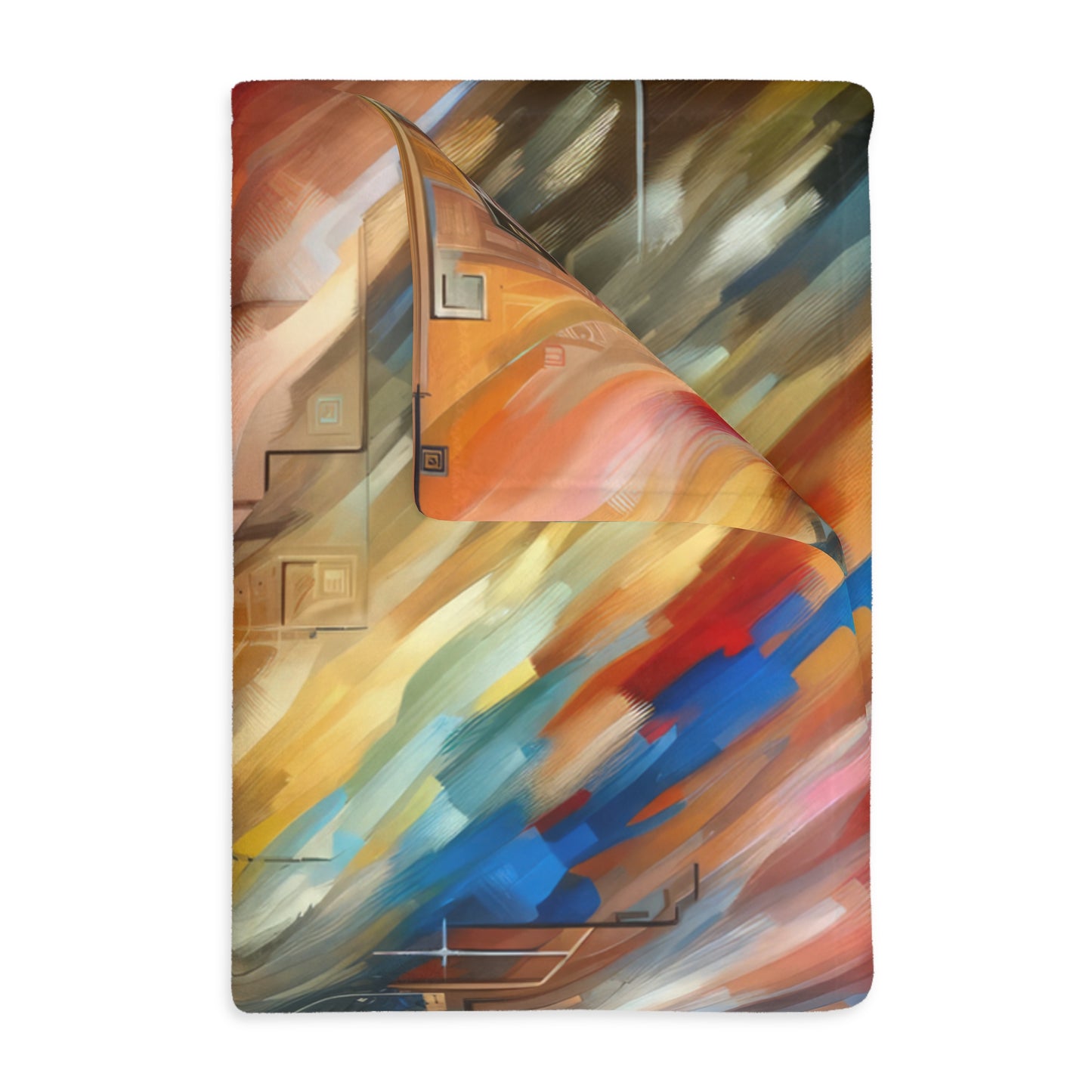 Woven Progress Tapestry Velveteen Microfiber Blanket (Two-sided print)