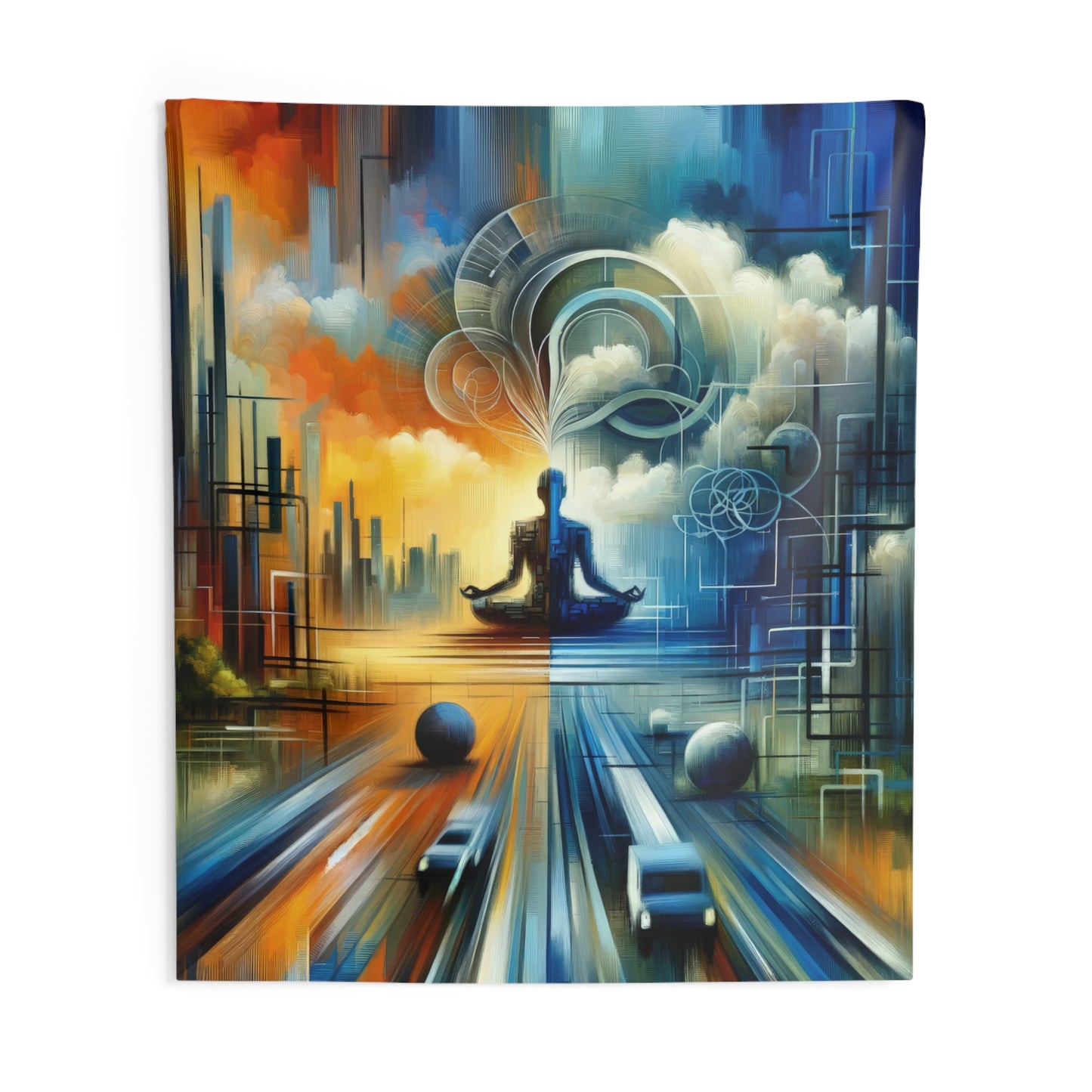 Digital Spiritual Journey Indoor Wall Tapestries