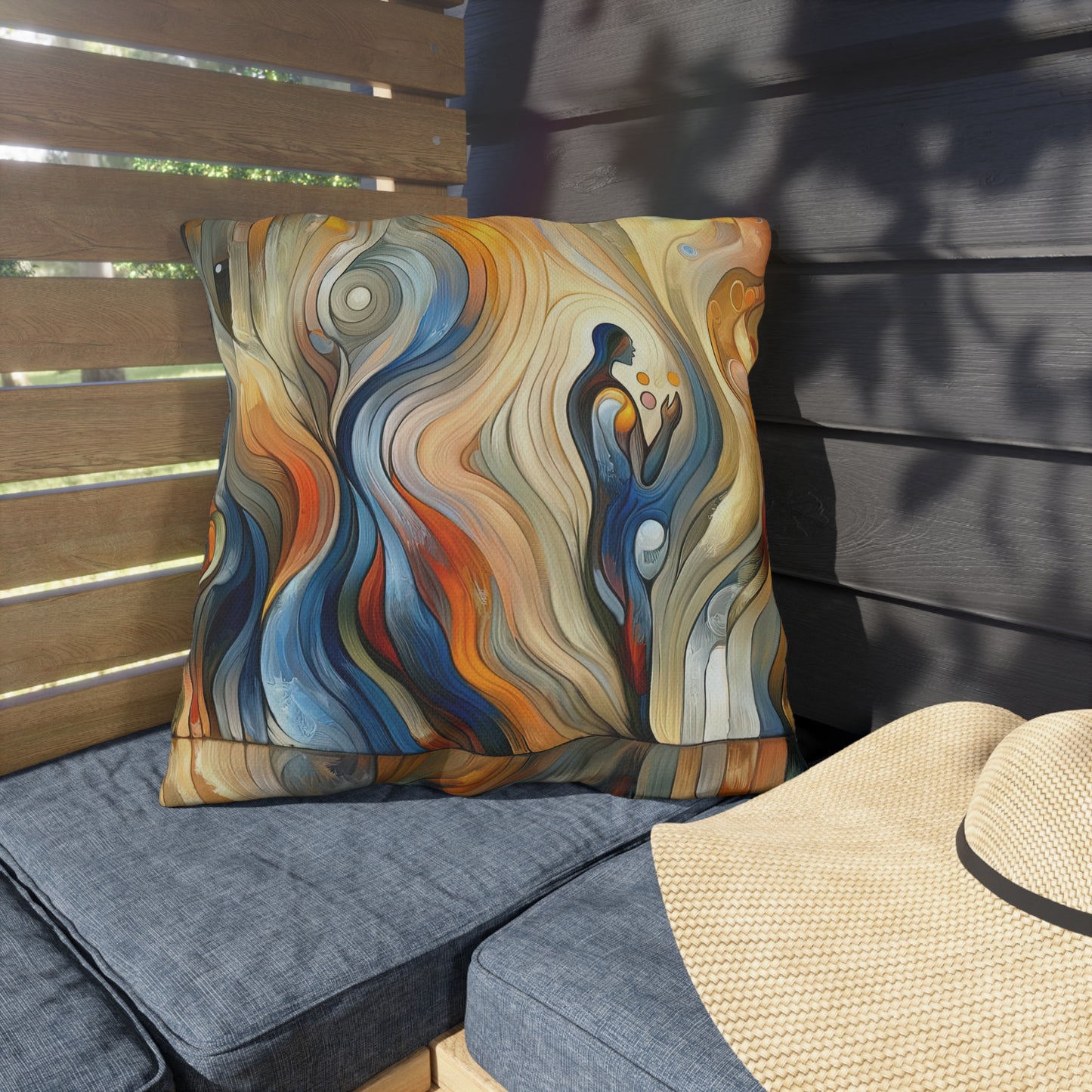 Self Embrace Benevolence Outdoor Pillows