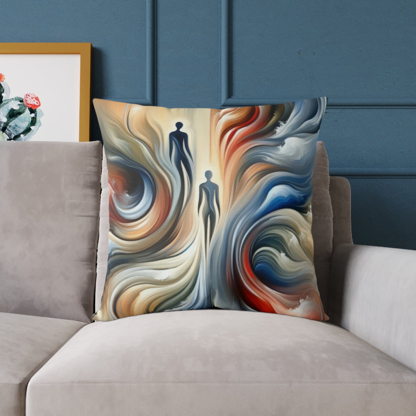 Silent Journey Recognition Spun Polyester Pillow