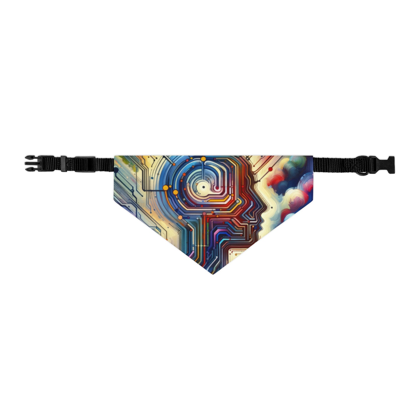 Supportive Digital Empathy Pet Bandana Collar