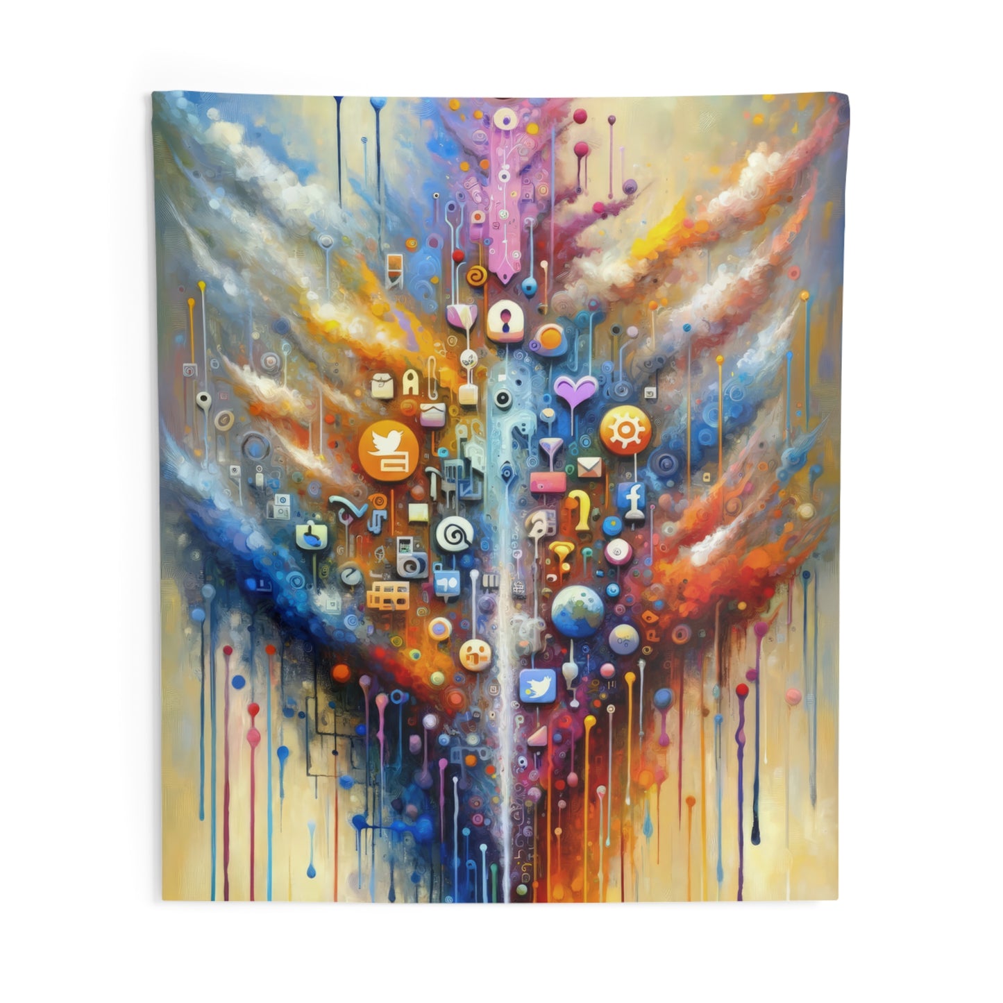 Digital Essence Revelation Indoor Wall Tapestries