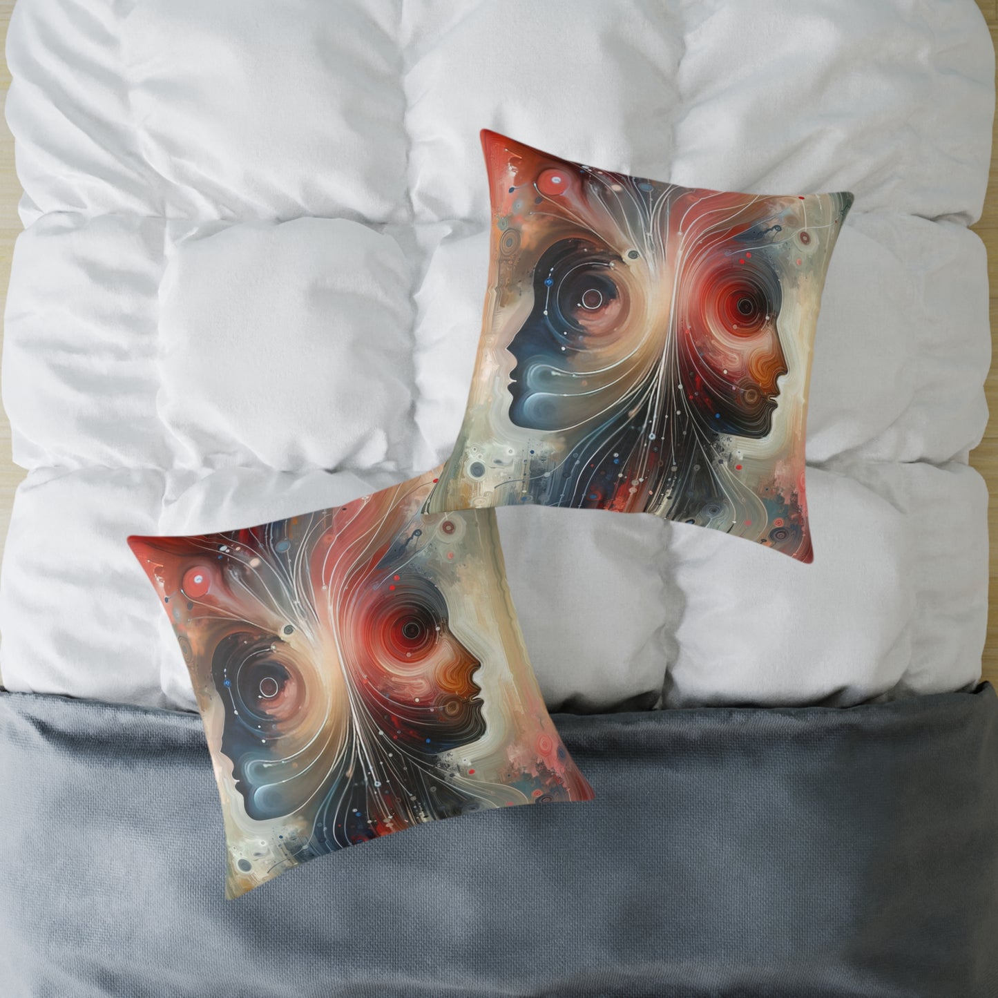 Empathetic Exchange Essence Spun Polyester Pillow