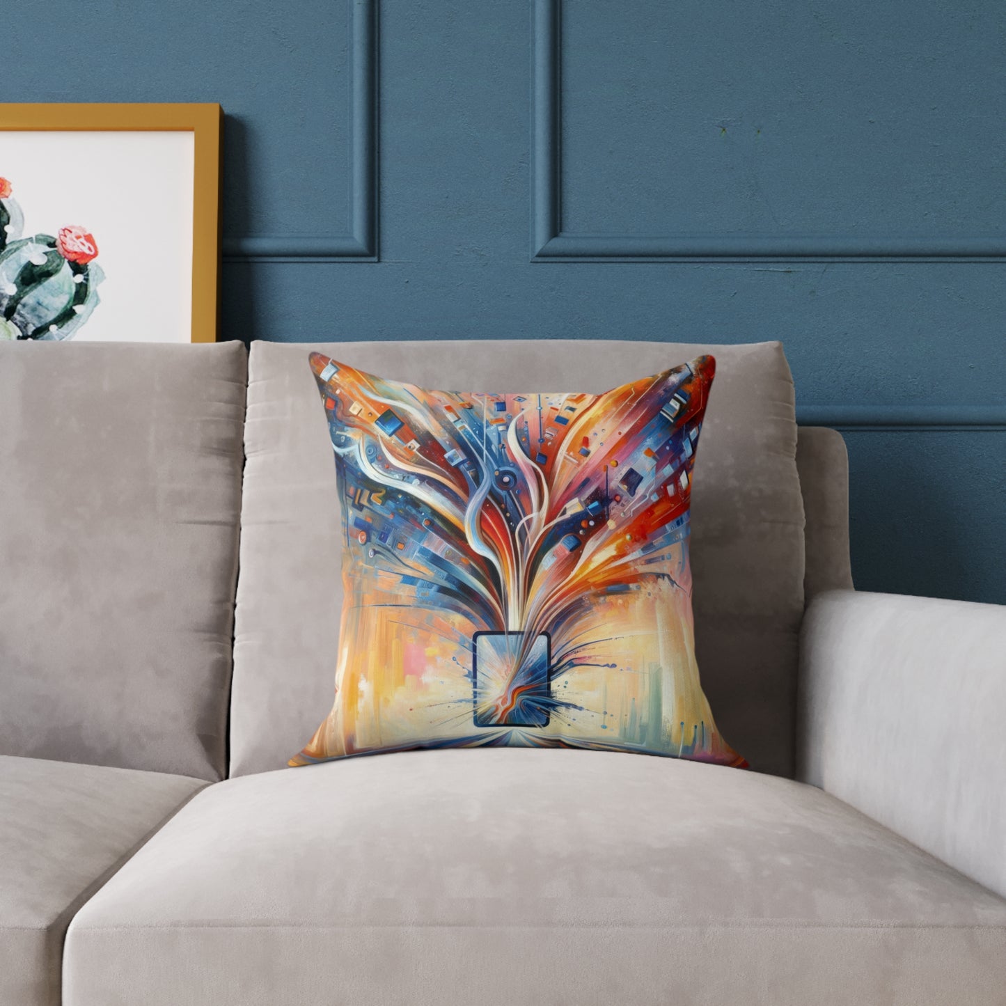 Empowerment Through Technology Spun Polyester Pillow