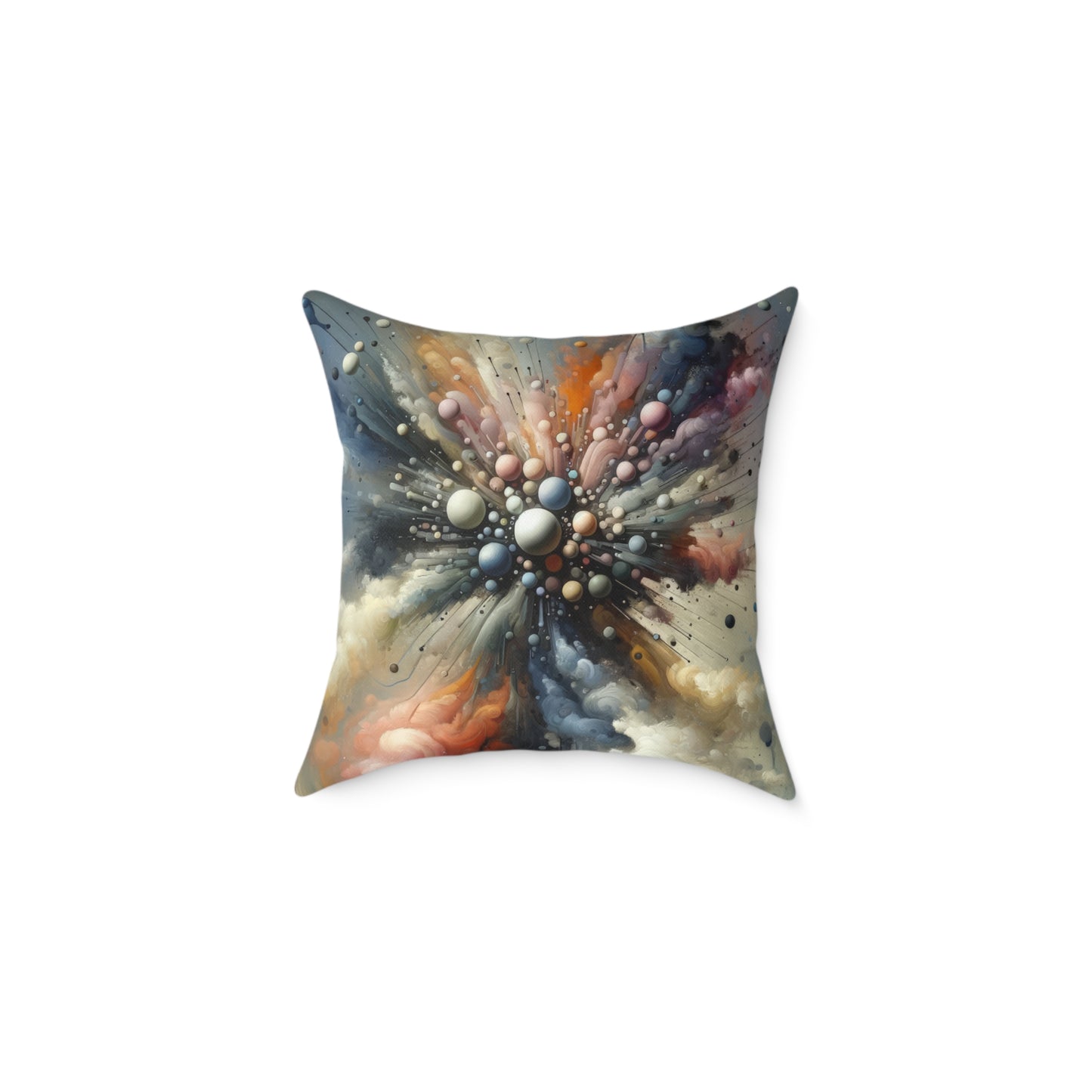 Impactful Deeds Ripple Spun Polyester Pillow