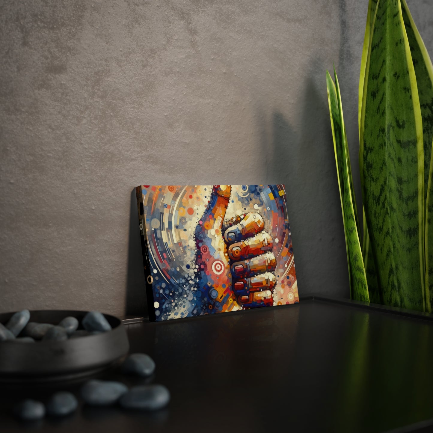 Digital Gratitude Nod Canvas Photo Tile