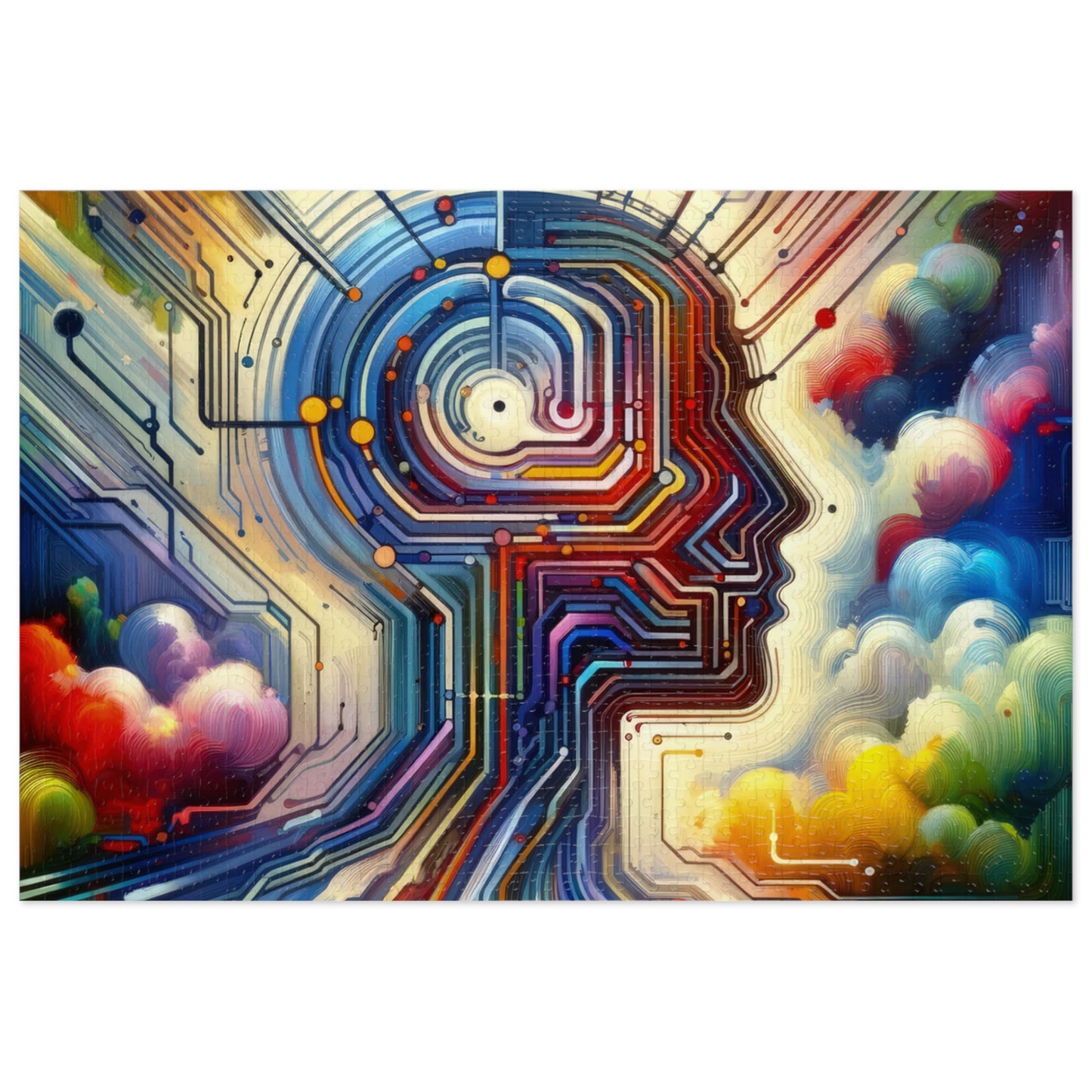 Supportive Digital Empathy Jigsaw Puzzle (30, 110, 252, 500,1000-Piece)