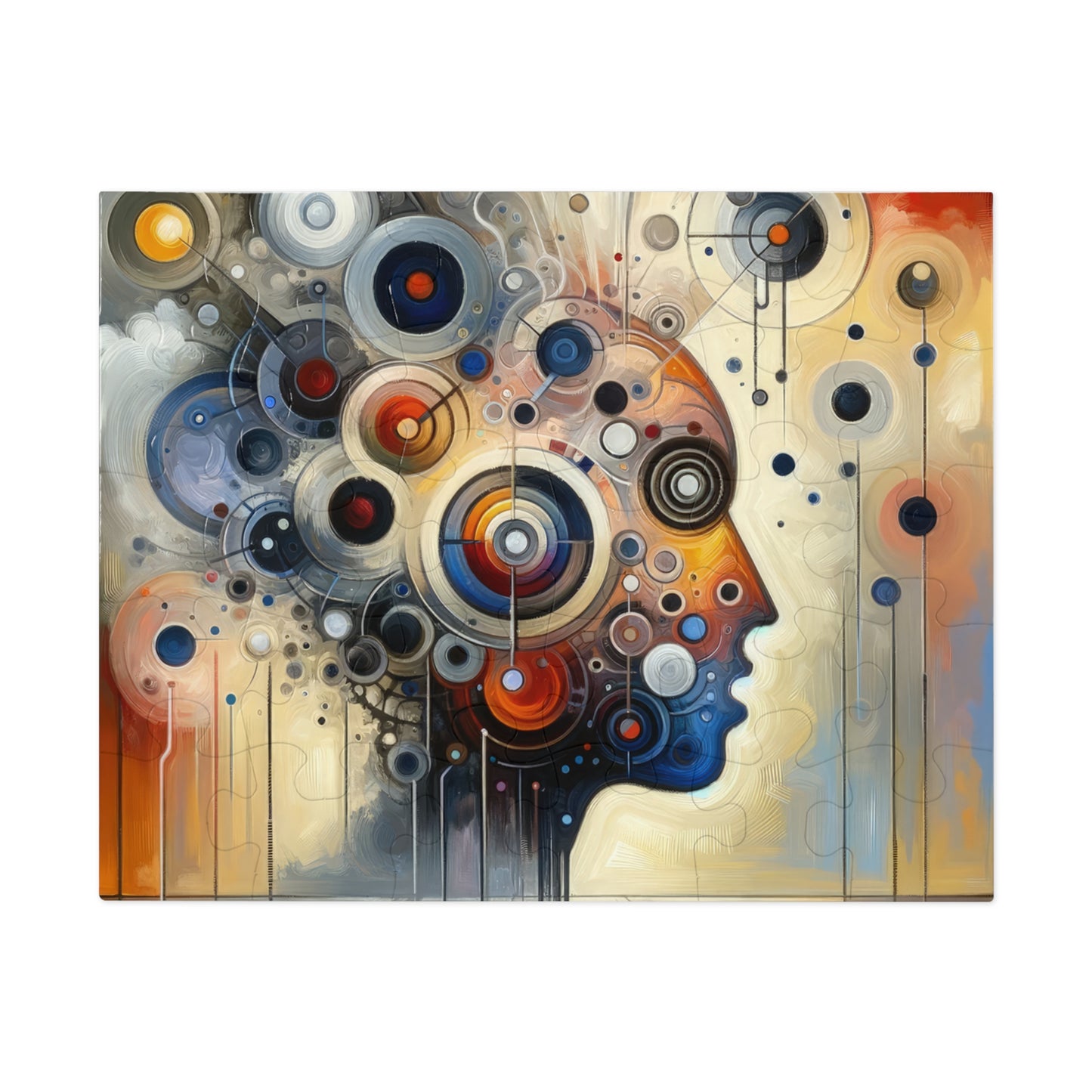 Mindful Tachism Engagement Jigsaw Puzzle (30, 110, 252, 500,1000-Piece)