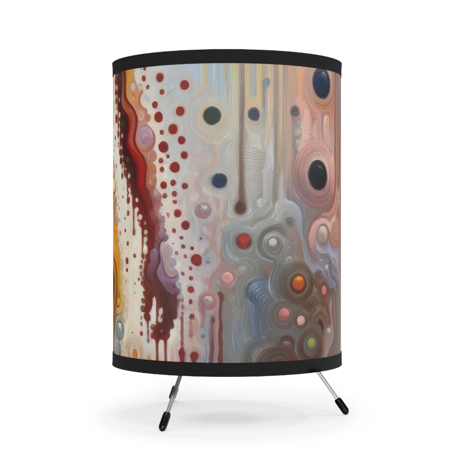 Connectedness Contours Wellness Tripod Lamp with High-Res Printed Shade, US\CA plug