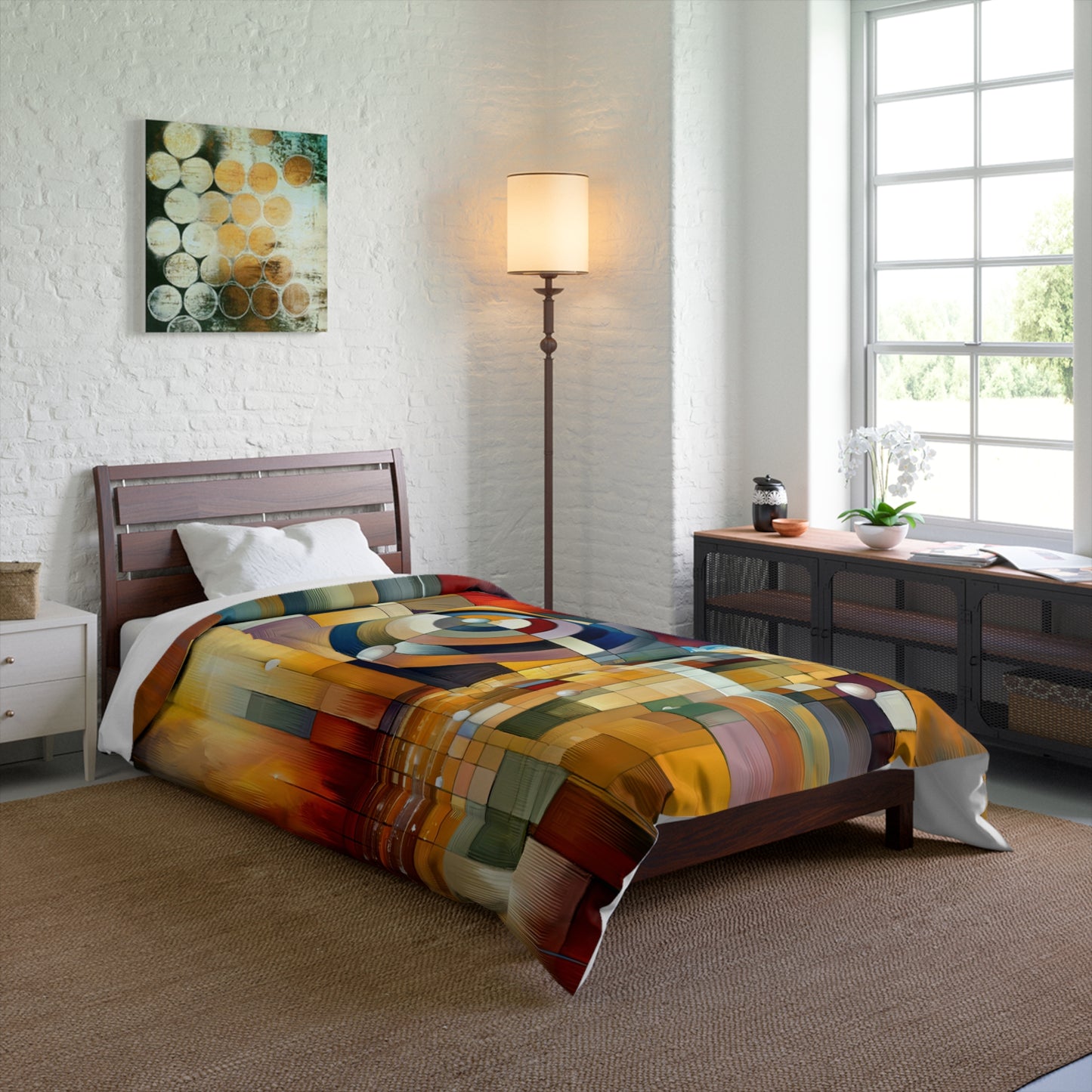 Oneness Through Tachism Comforter