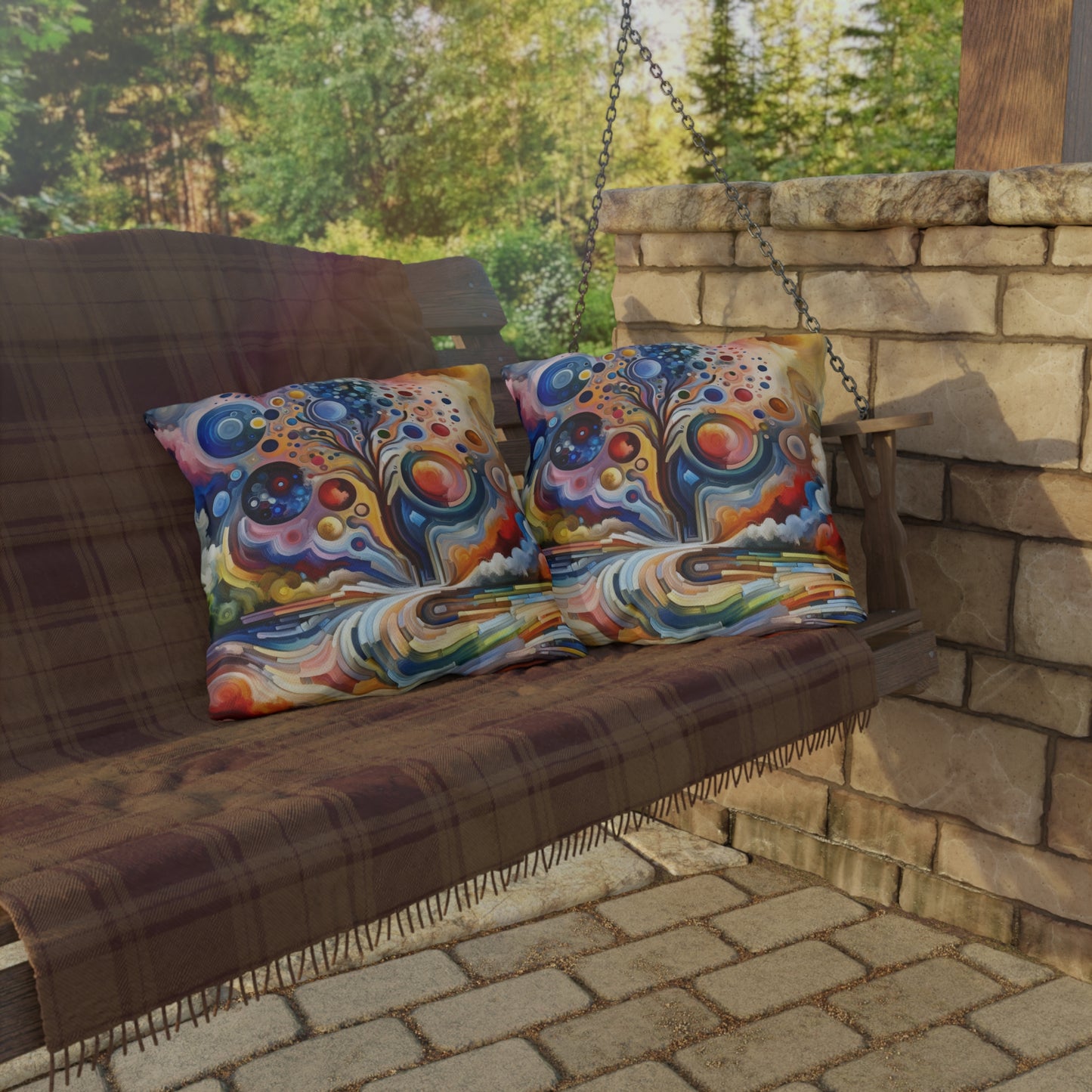 Inner Growth Essence Outdoor Pillows