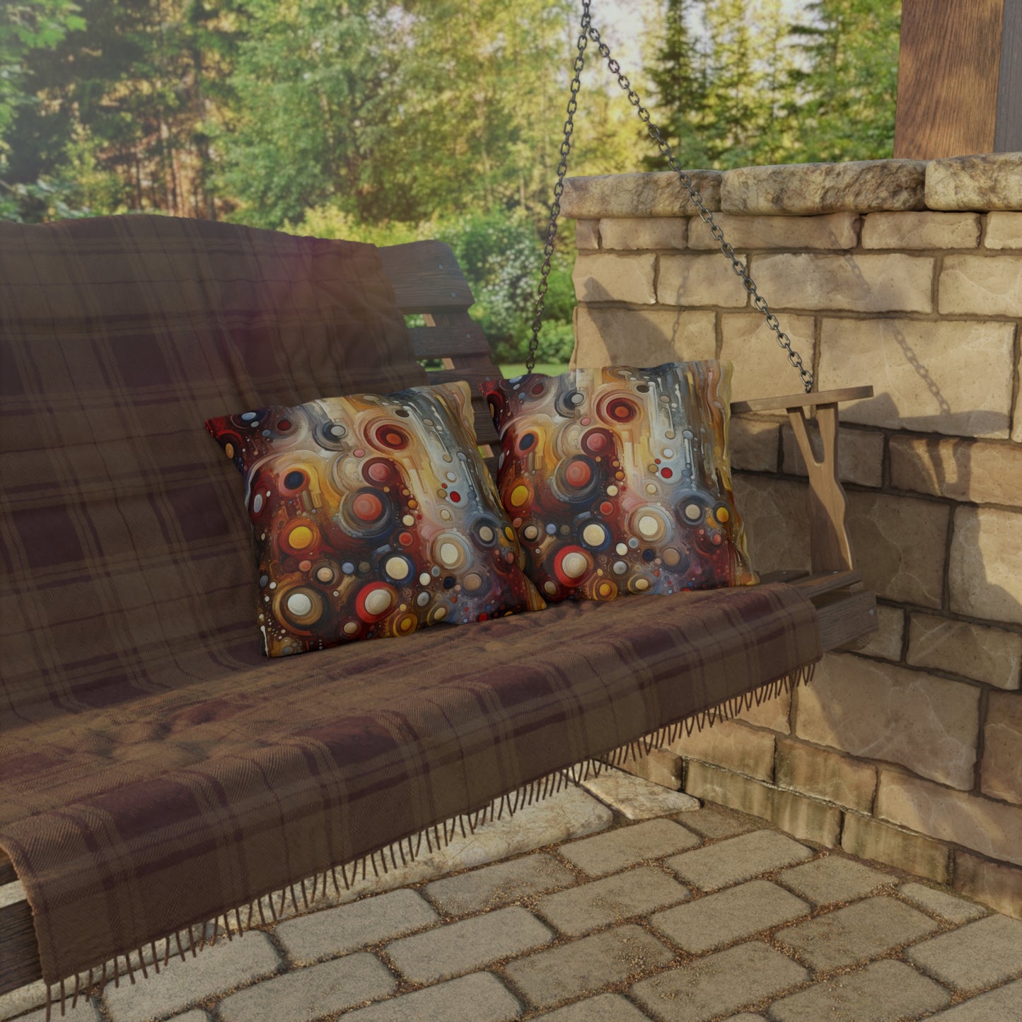 Tangible Touch Togetherness Outdoor Pillows