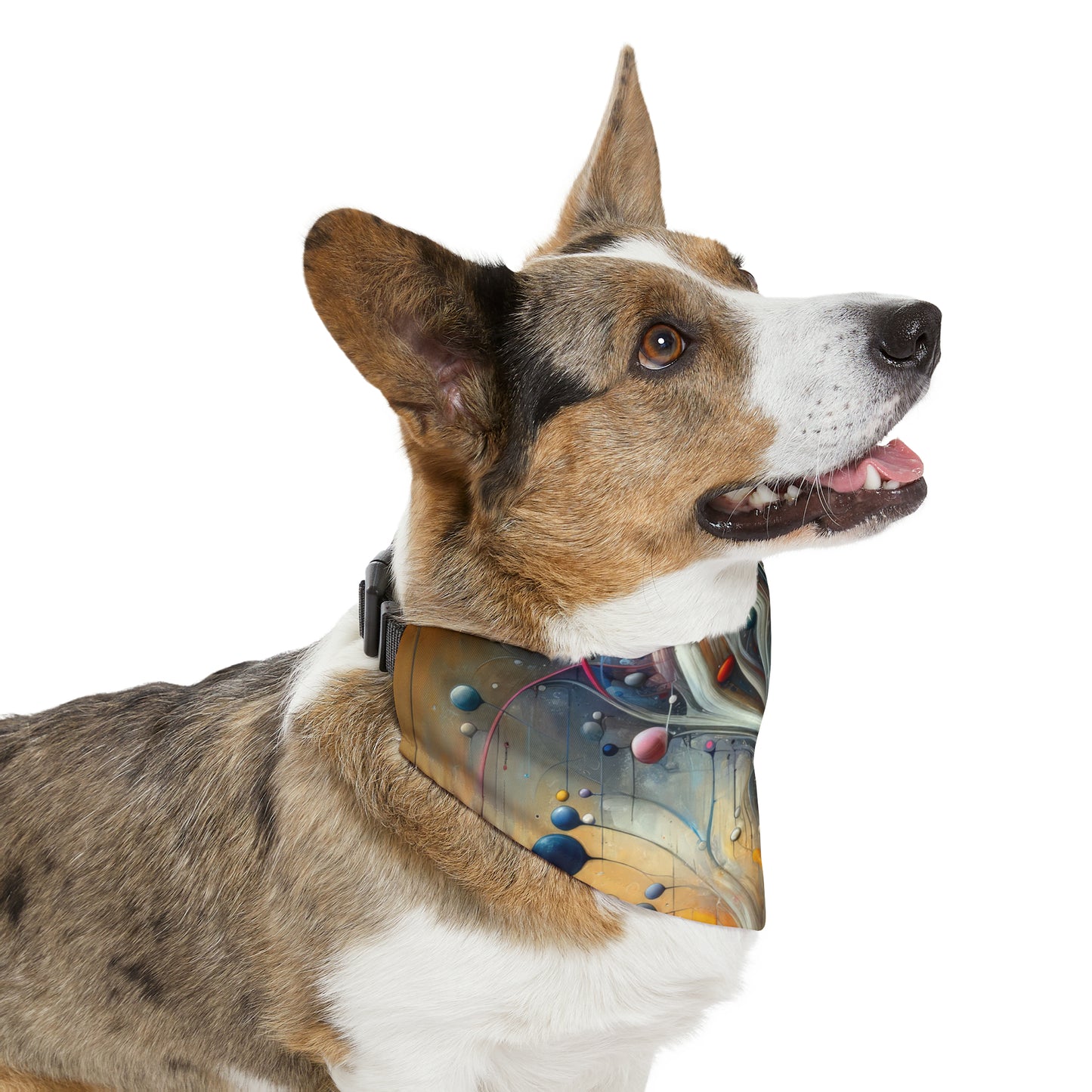 Invisible Threads Influence Pet Bandana Collar