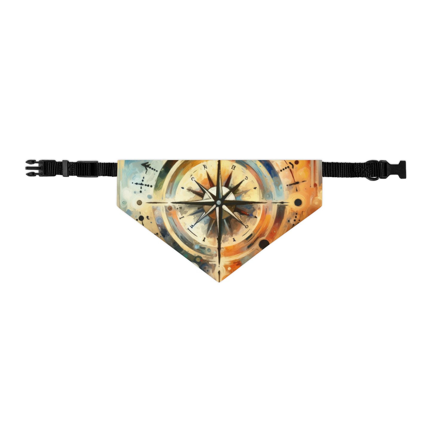 Guidance Abstract Compass Pet Bandana Collar