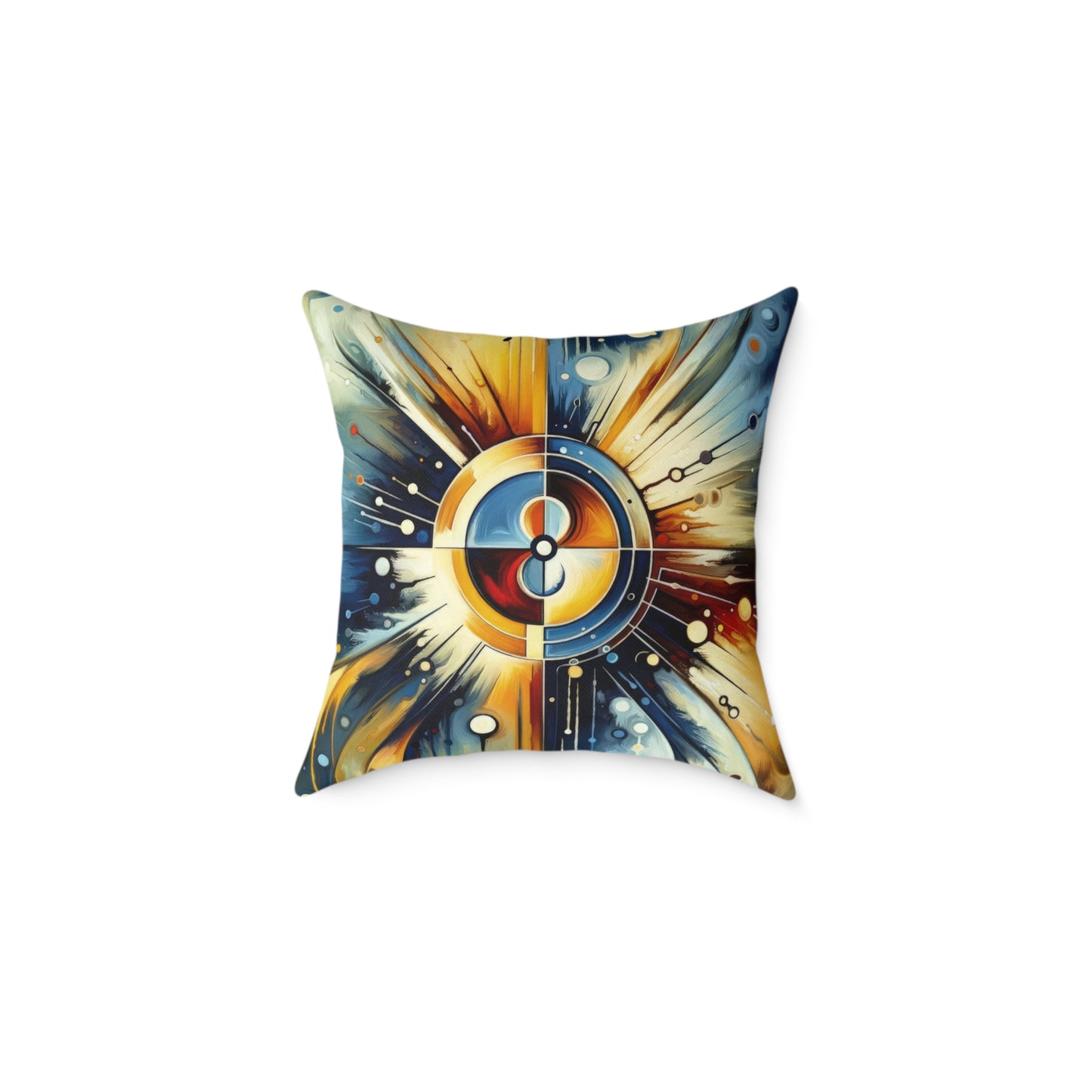 Compassionate Ethical Guidance Spun Polyester Pillow