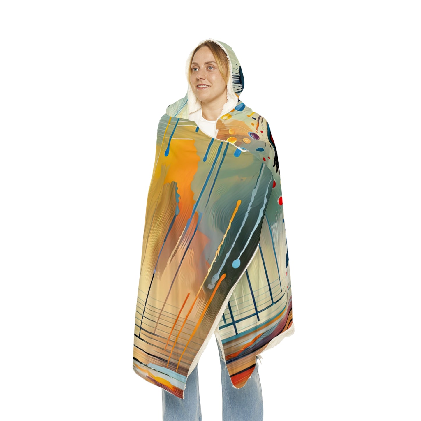 Expressive Dance Reflection Snuggle Blanket