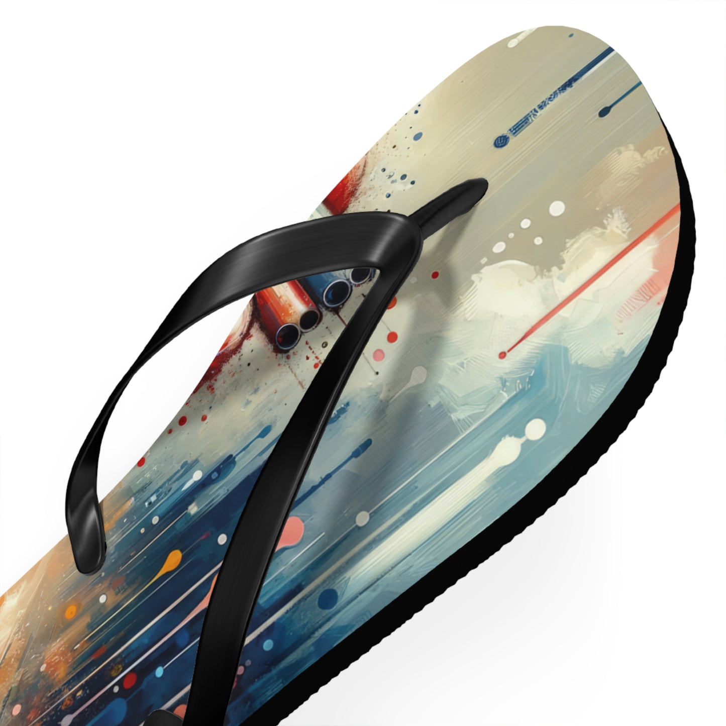 Rhythmic Heart Harmony Flip Flops