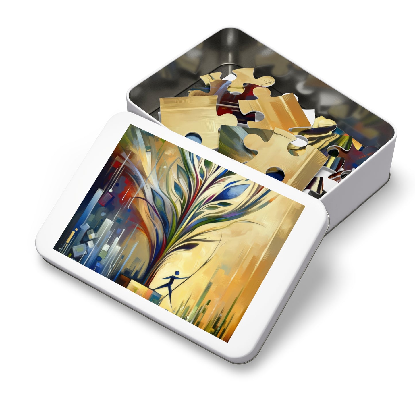 Pruning Distraction Tachism Jigsaw Puzzle (30, 110, 252, 500,1000-Piece)