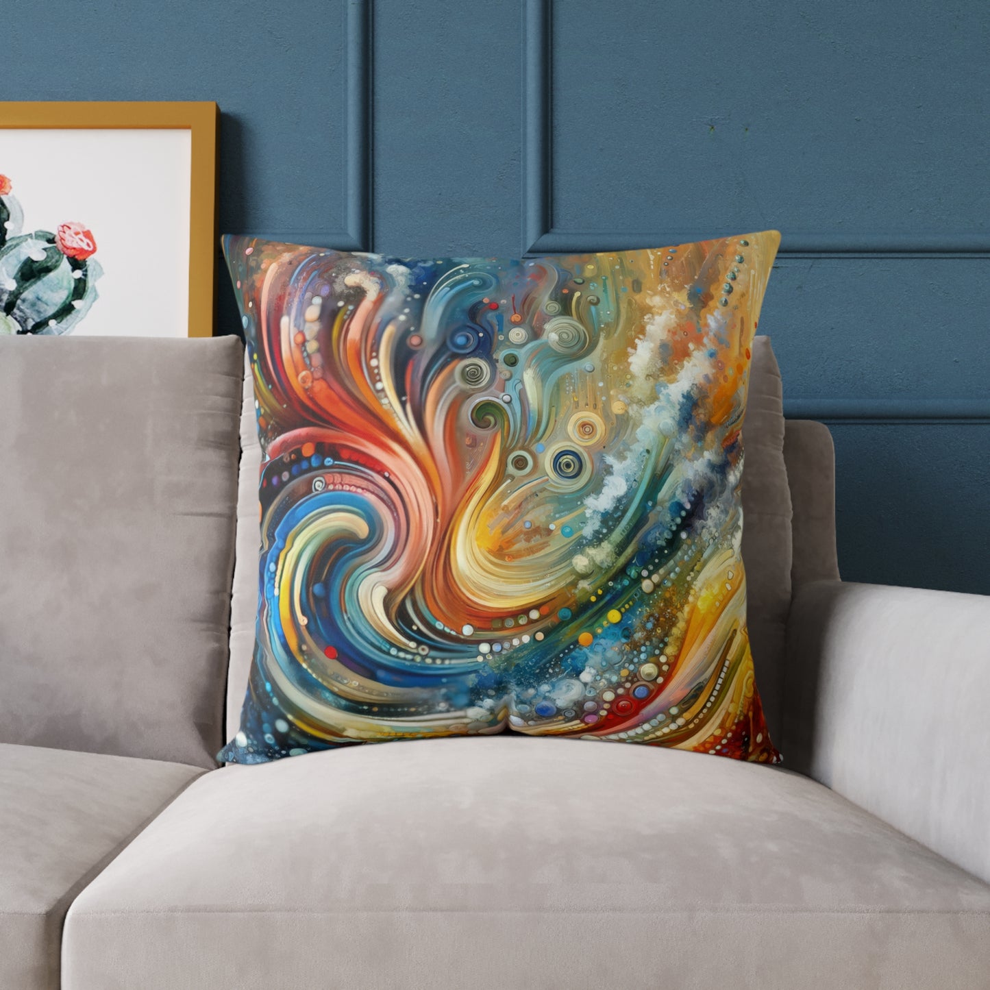 Dynamic Unity Tapestry Spun Polyester Pillow