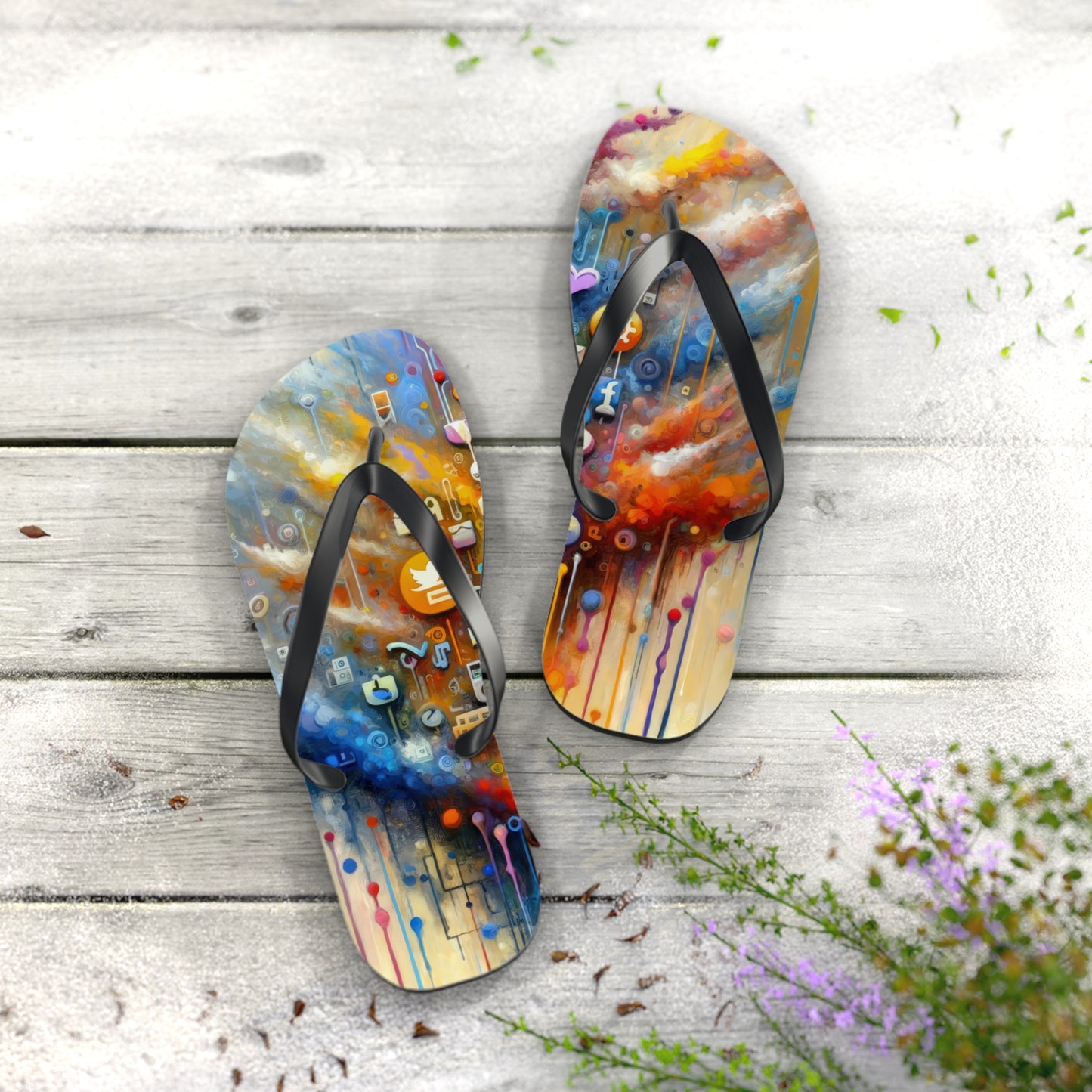 Digital Essence Revelation Flip Flops